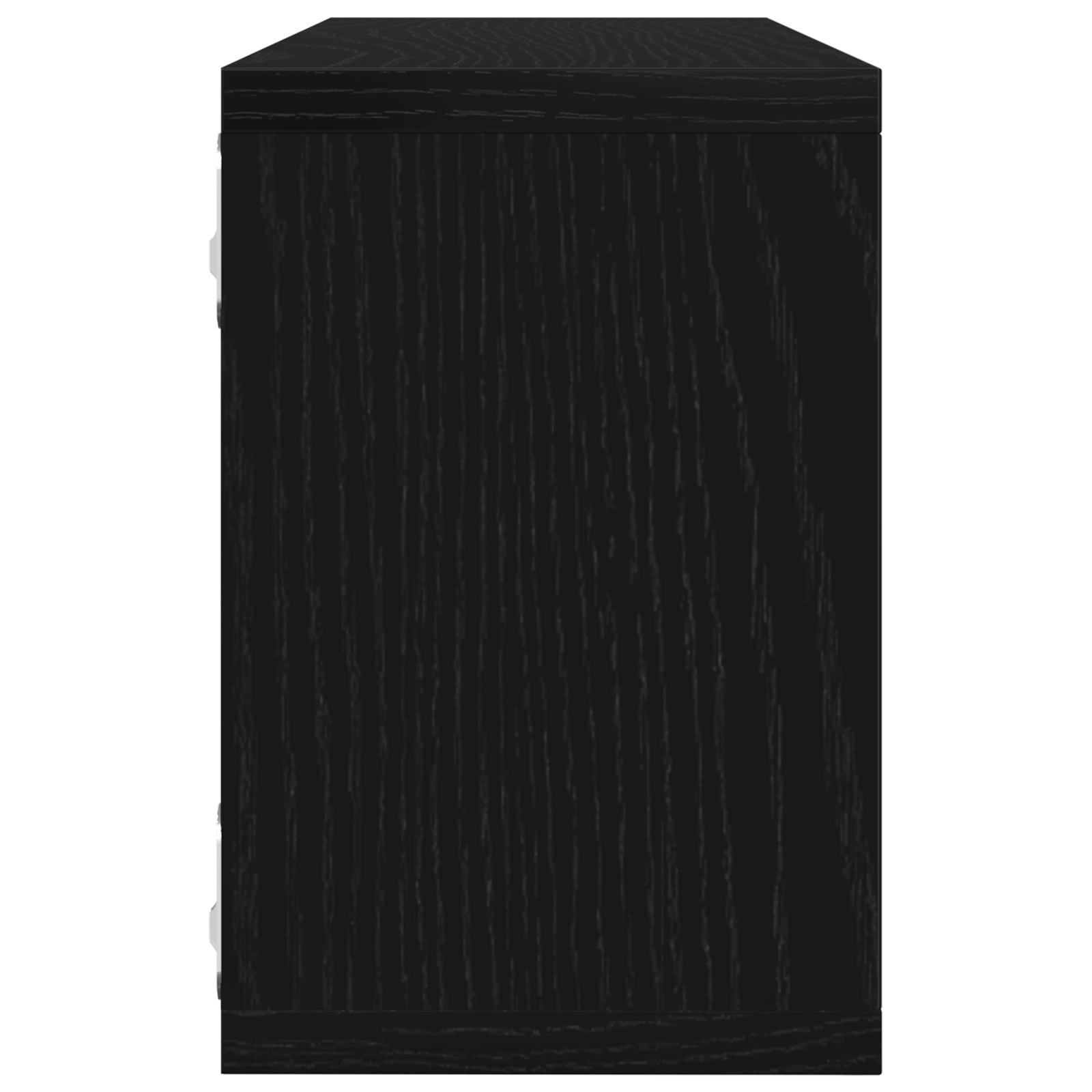 Wall Shelves Set of 4 - Black Oak - 60x15x23 cm - Made from Engineered Wood - Image 9