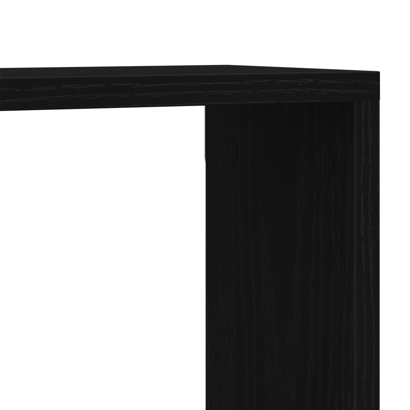 Black Oak Wall Cabinet - 78x15x92 cm - Made from Engineered Wood - Image 8