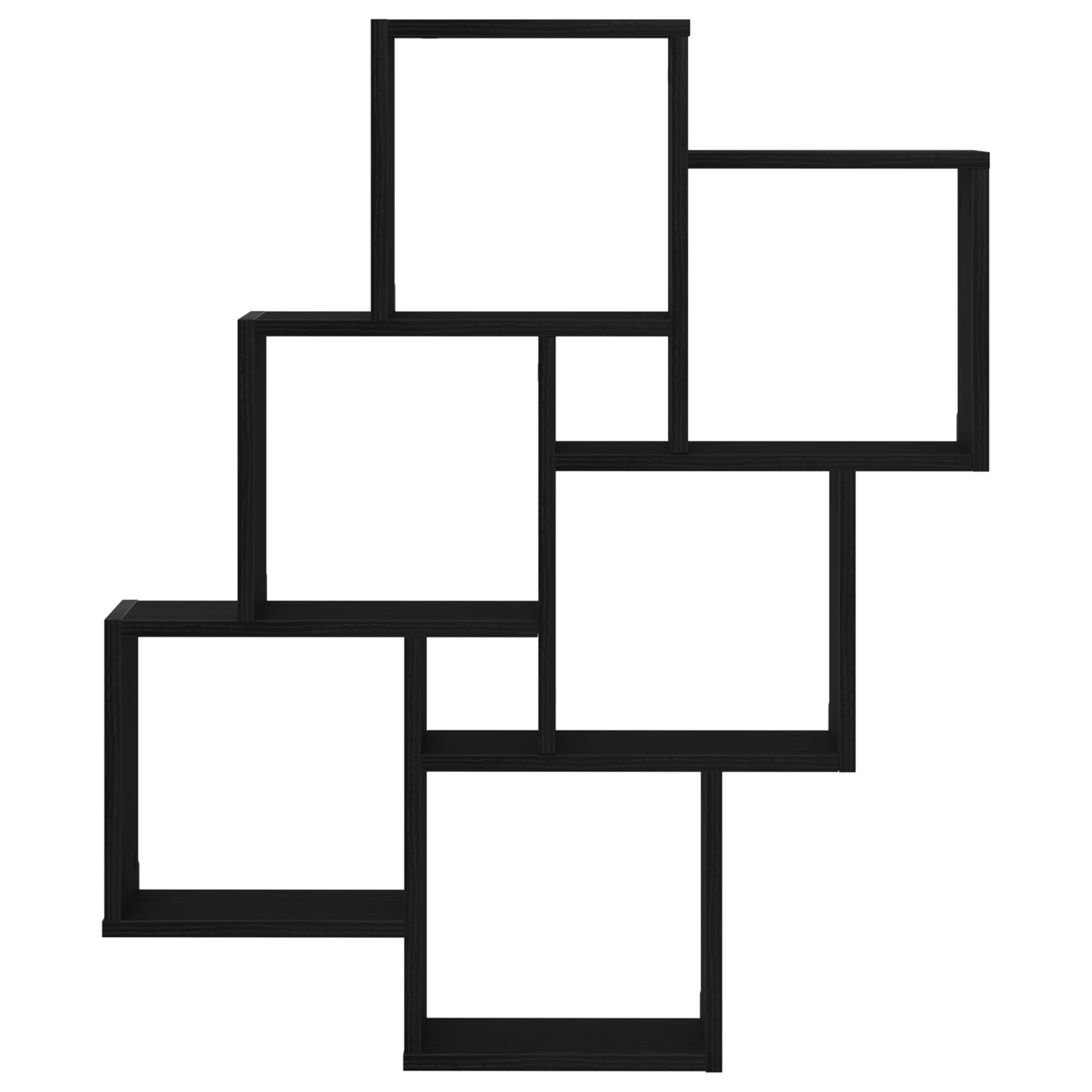 Black Oak Wall Cabinet - 78x15x92 cm - Made from Engineered Wood - Image 6