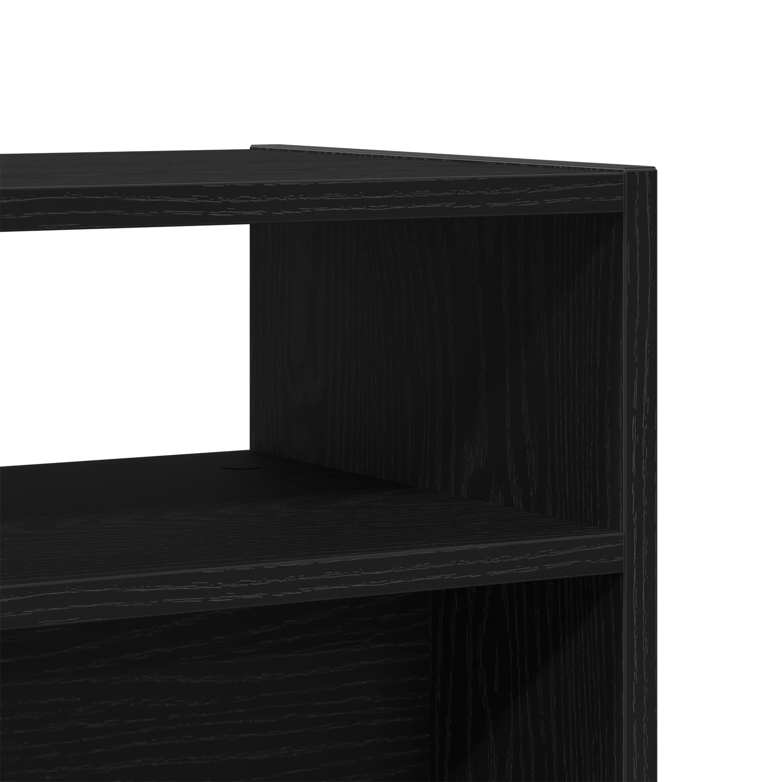 Black Oak Console Table - 78x30x80 cm - Made from Engineered Wood - Image 8