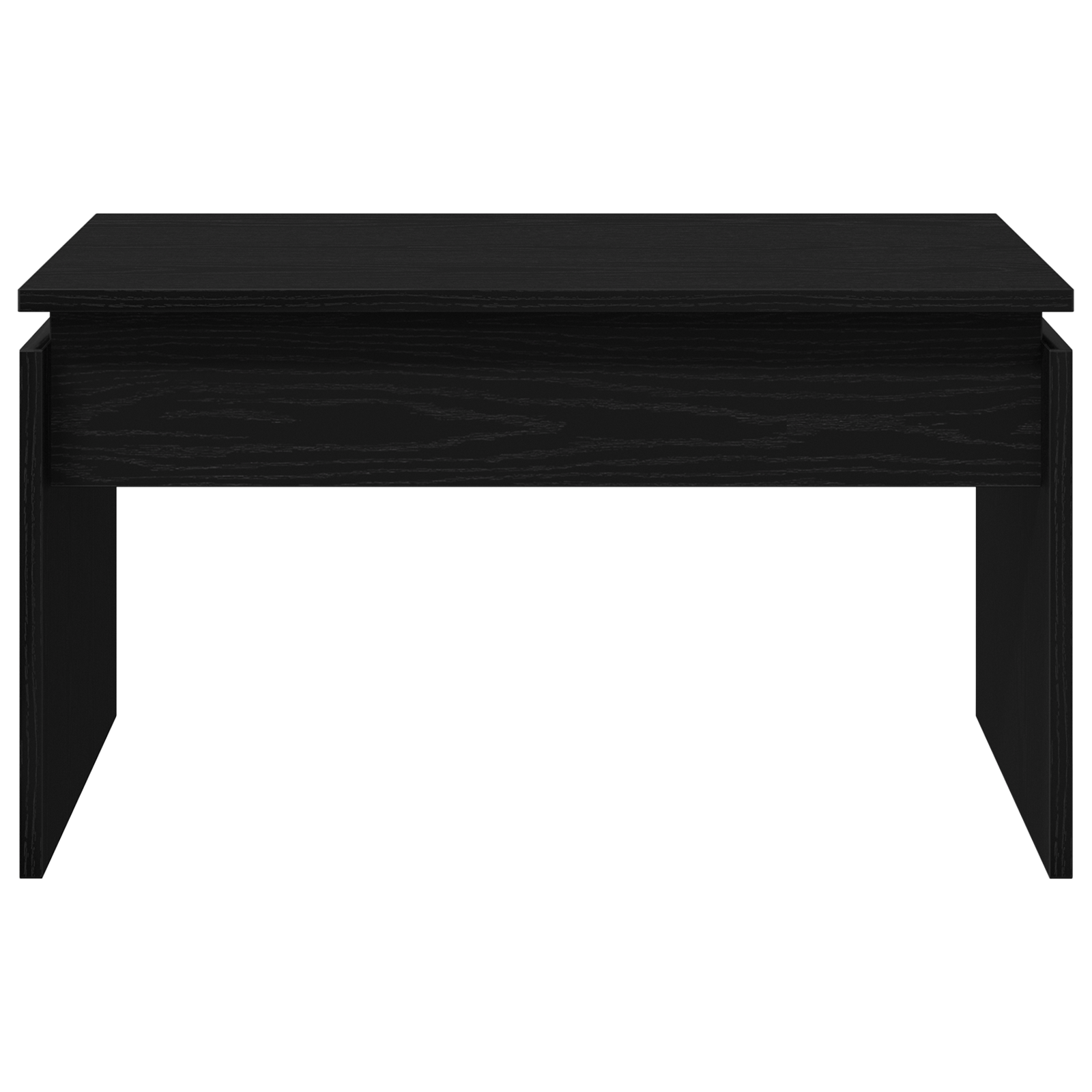 Black Oak Coffee Table 68x38x50 cm Made from Engineered Wood - Image 6