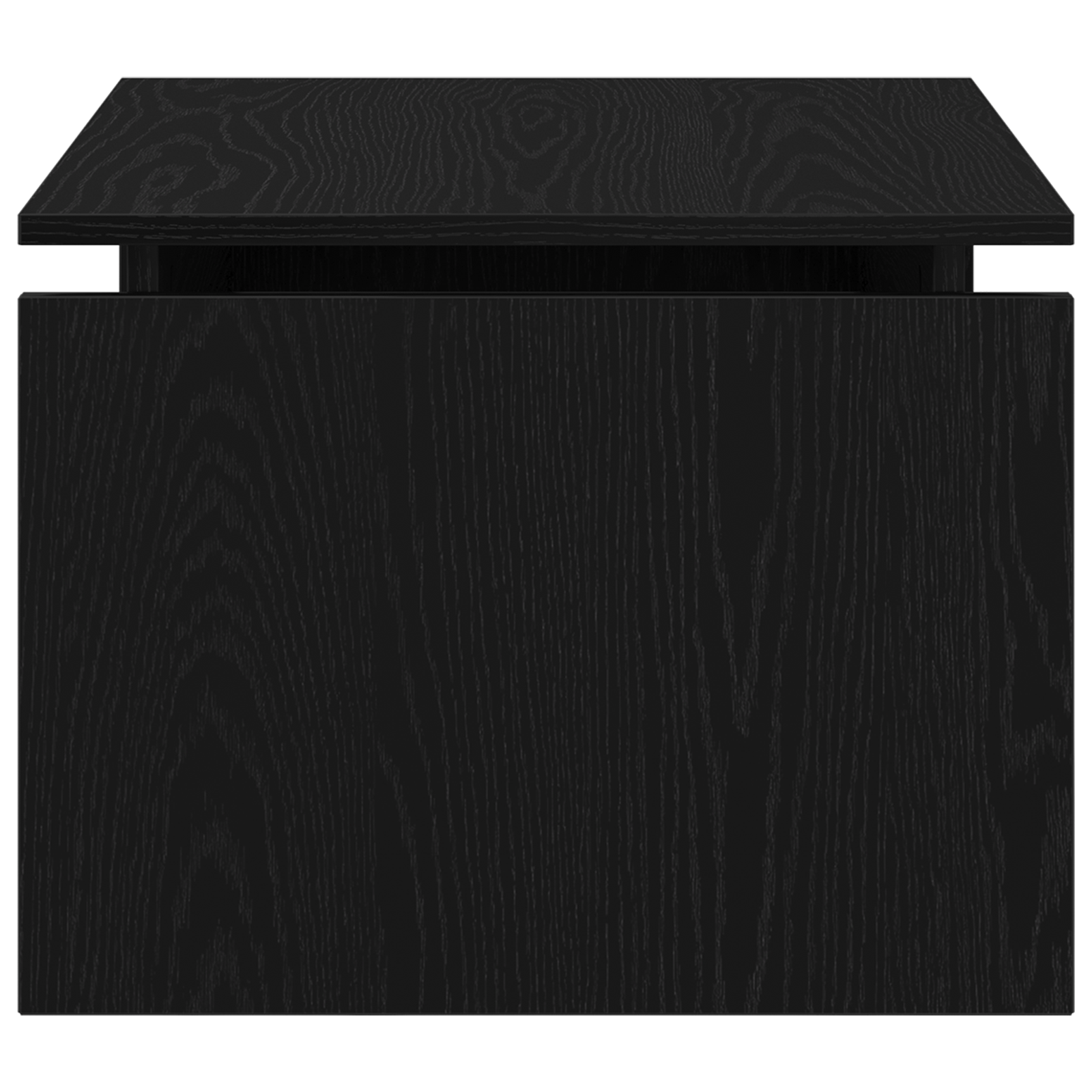 Black Oak Coffee Table 68x38x50 cm Made from Engineered Wood - Image 7