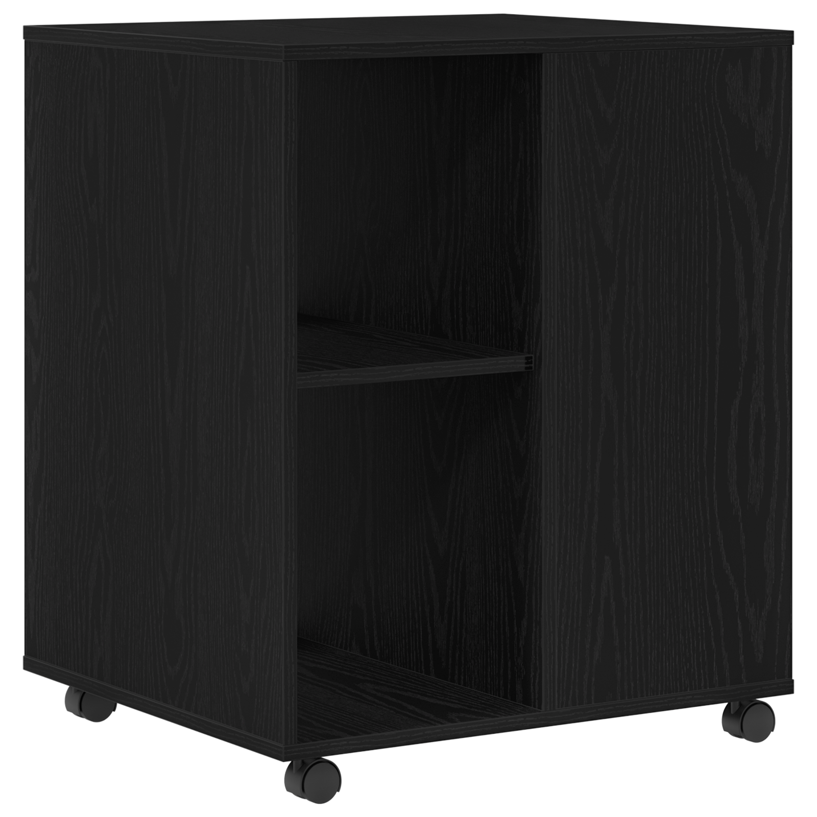 Storage Cabinet Black Oak 60x53x72,5 cm Engineered Wood - Image 7