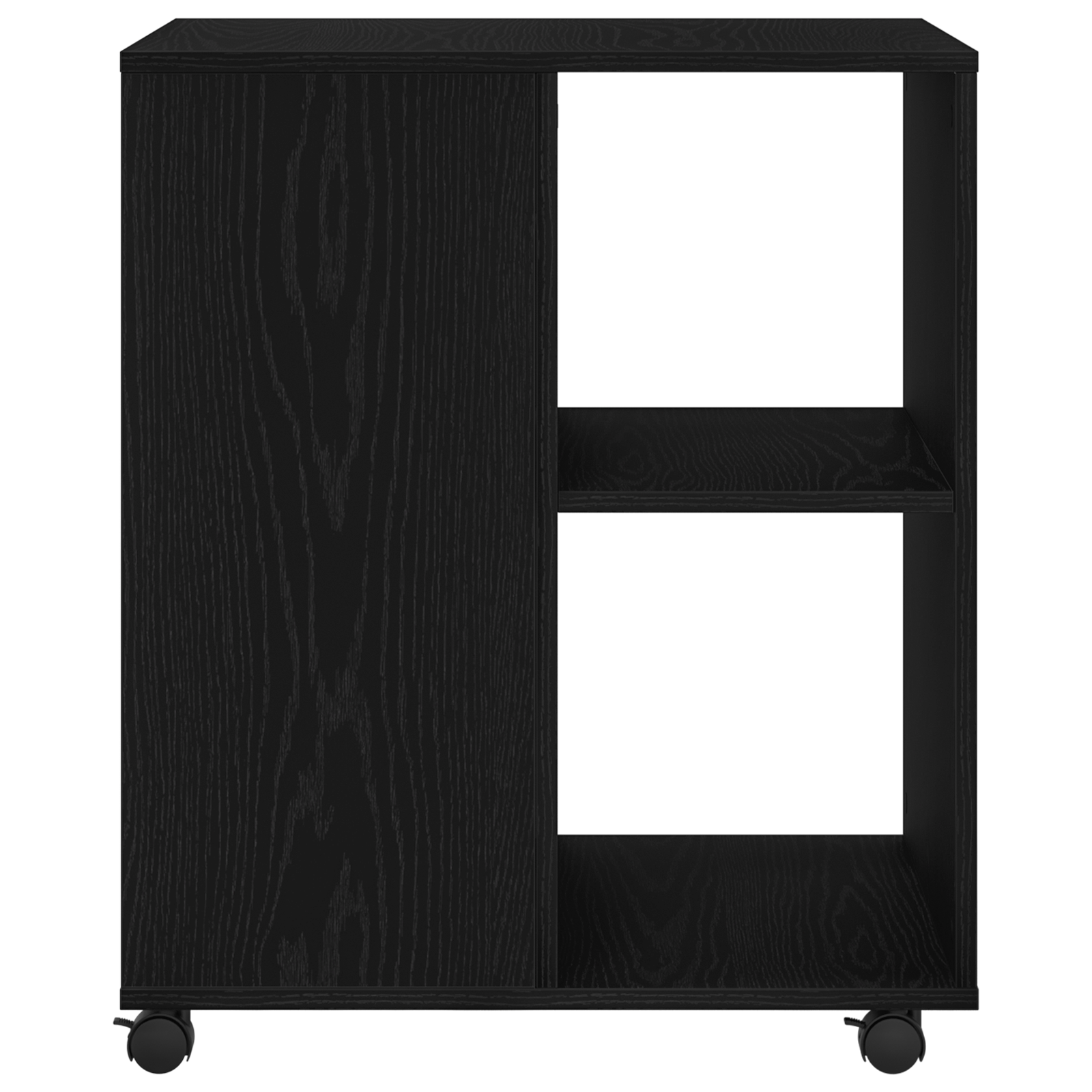Storage Cabinet Black Oak 60x53x72,5 cm Engineered Wood - Image 5