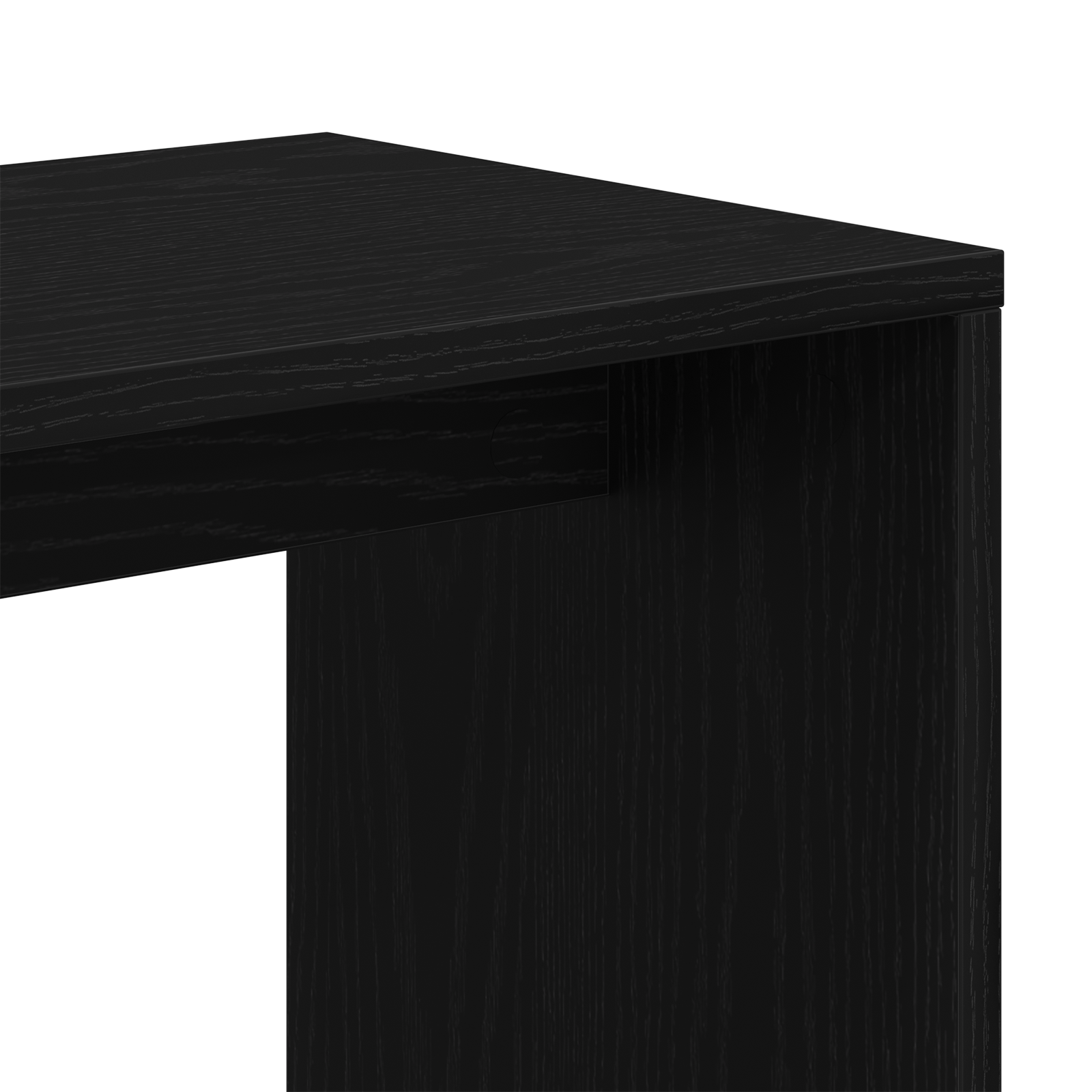 Nesting Tables Set of 3 - Black Oak Engineered Wood - Image 10