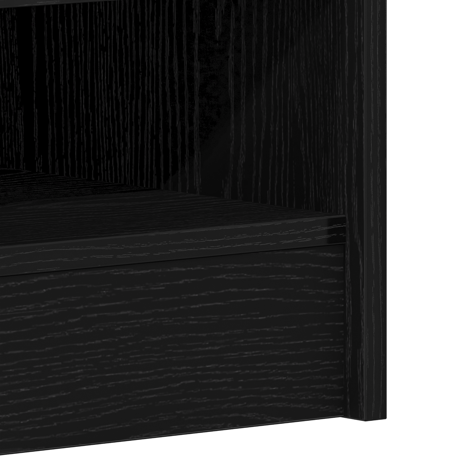 Shoe Cabinet in Black Oak, 60x35x92 cm, Made of Engineered Wood - Image 8