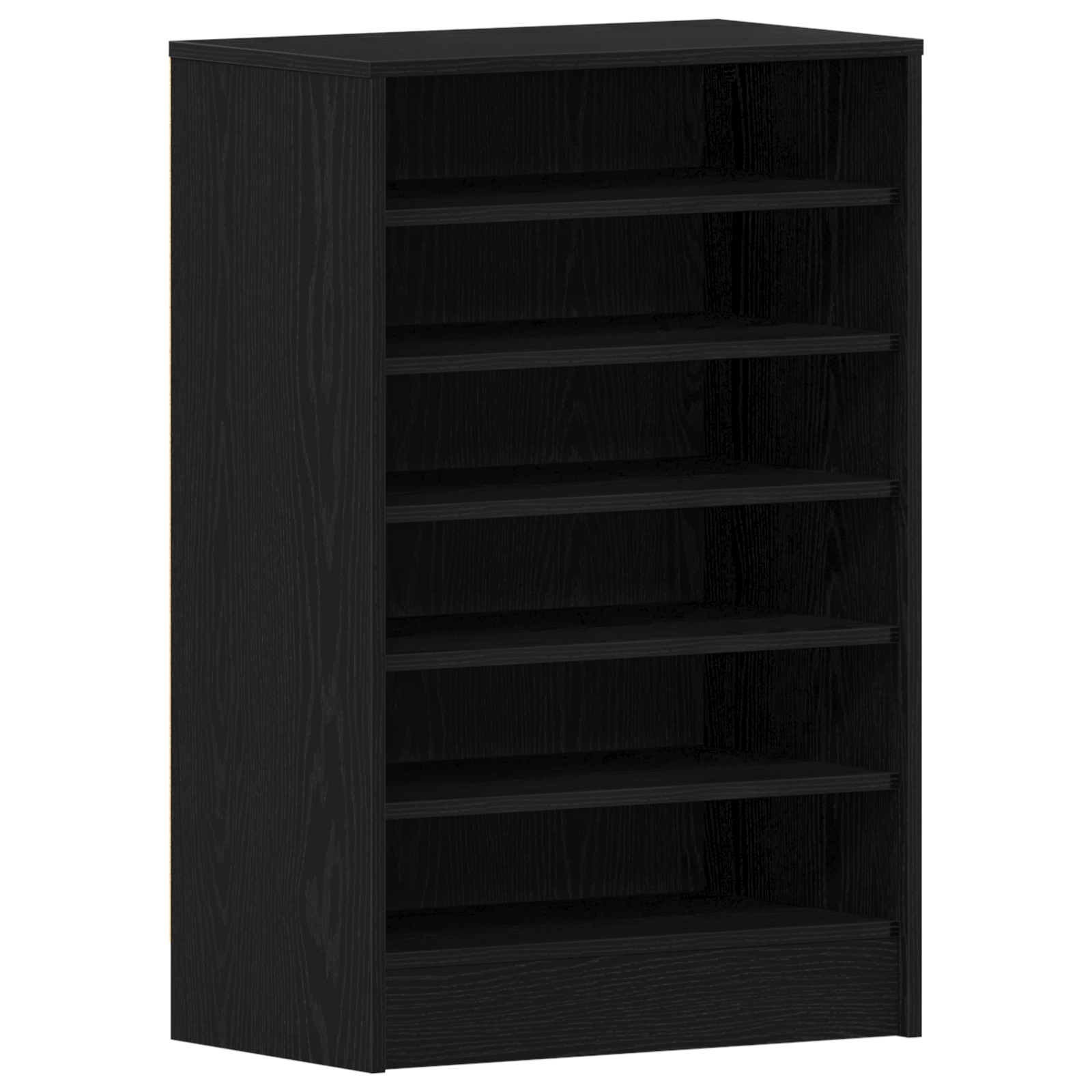 Shoe Cabinet in Black Oak, 60x35x92 cm, Made of Engineered Wood - Image 2