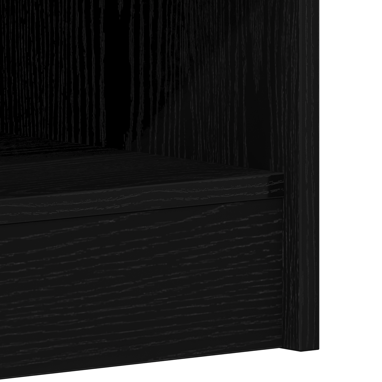 Shoe Cabinet in Black Oak - 31.5 x 35 x 90 cm Made from Engineered Wood - Image 8