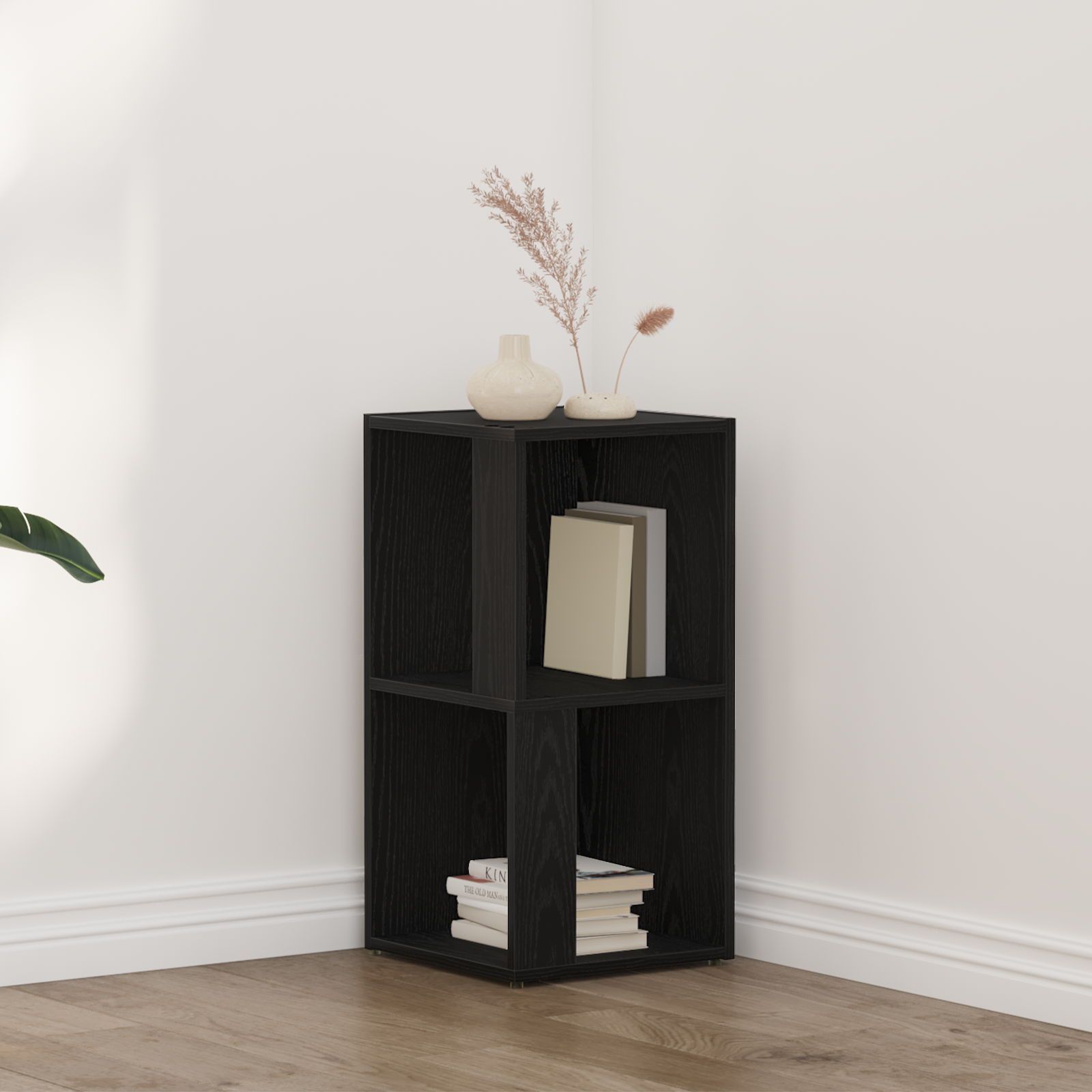 Corner Cabinet Black Oak 33x33x67 cm Engineered Wood