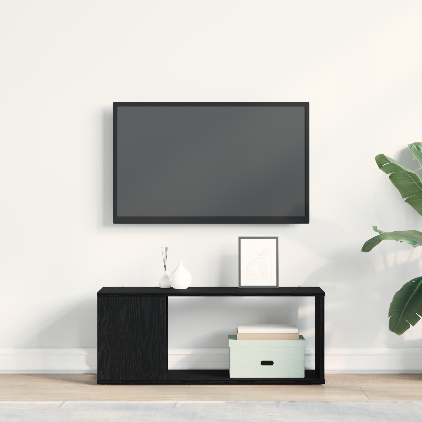 Thumbnail - vidaXL TV-Schrank Weiß 80x24x32 cm Holz