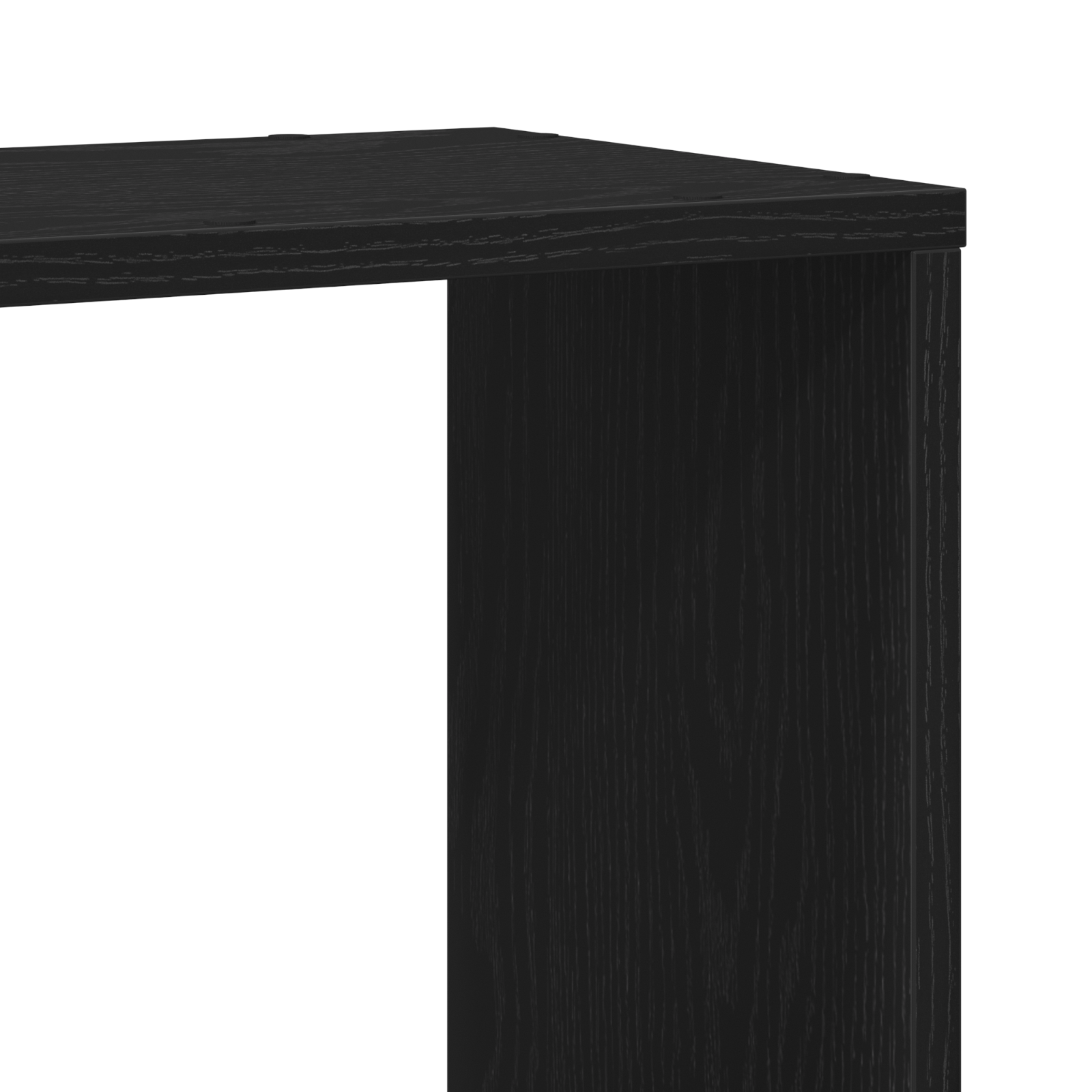Knygų lentyna Juoda 100x24x155 cm Inžinerinė mediena - Image 8