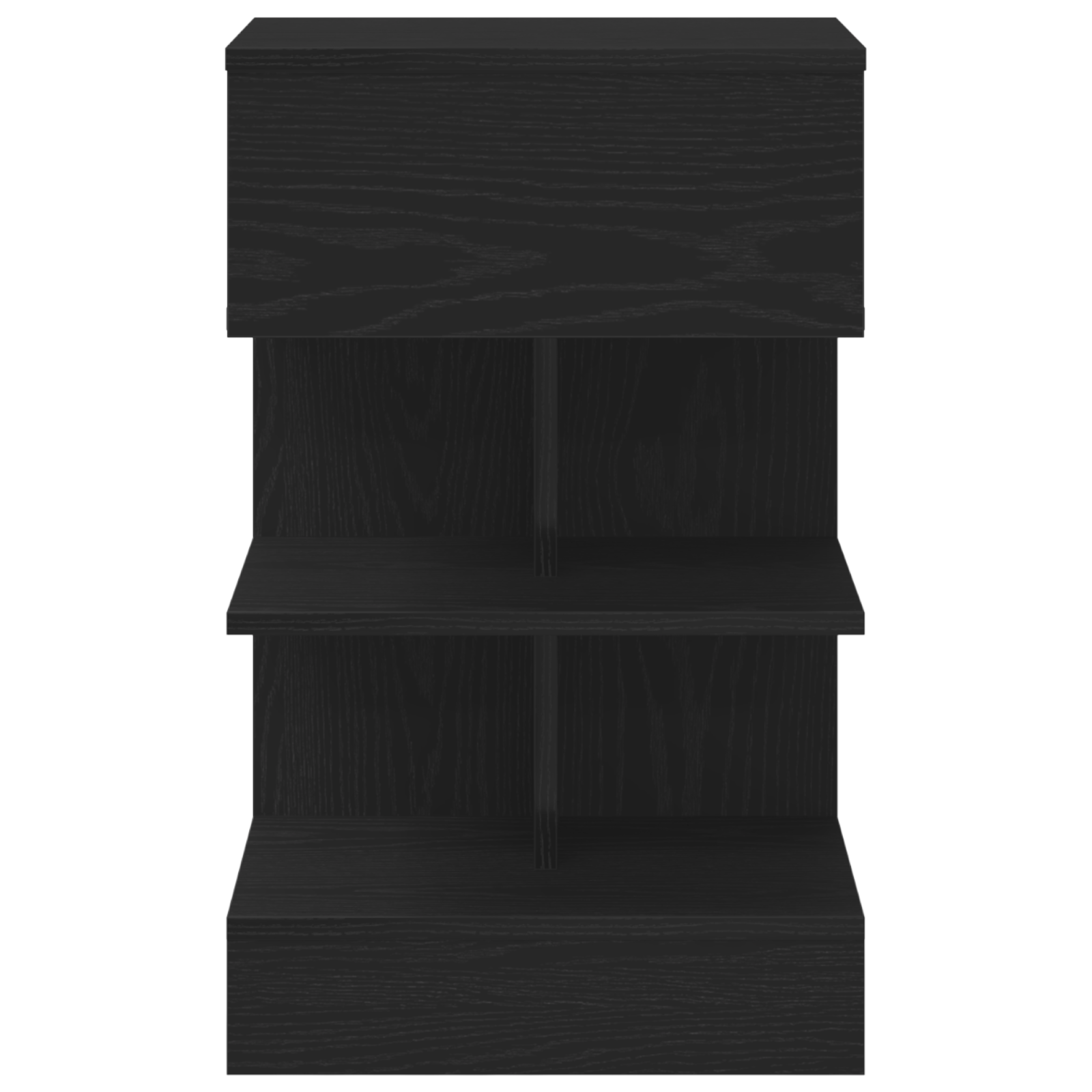 Bedside Cabinet Black Oak 40x35x65 cm Engineered Wood - Image 6