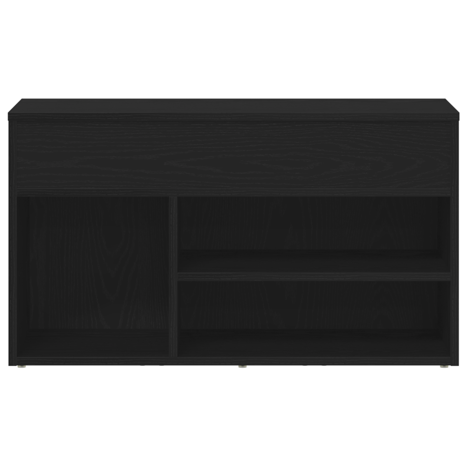 Hall Bench Black Oak 60x30x45 cm Engineered Wood - Image 7