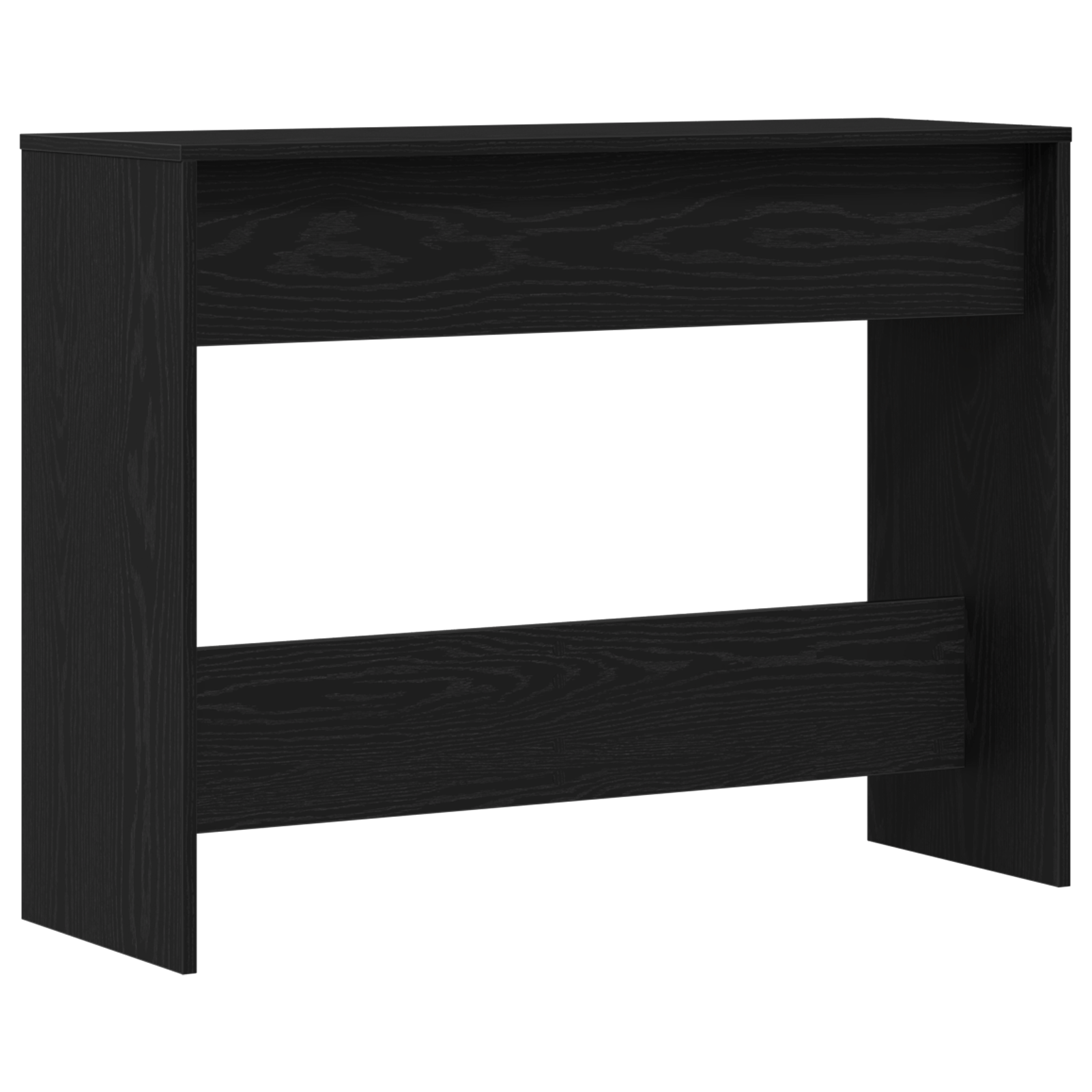 Black Oak Console Table - 100x35x76.5 cm - Engineered Wood - Image 6