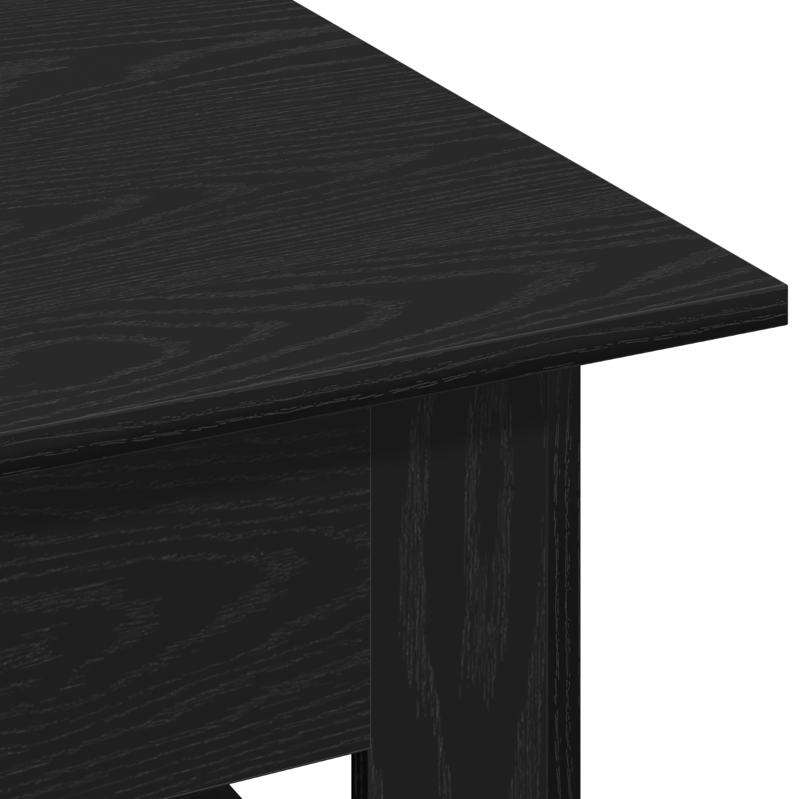 Coffee Table in Black Oak, 102x55x42 cm, Made from Engineered Wood - Image 8