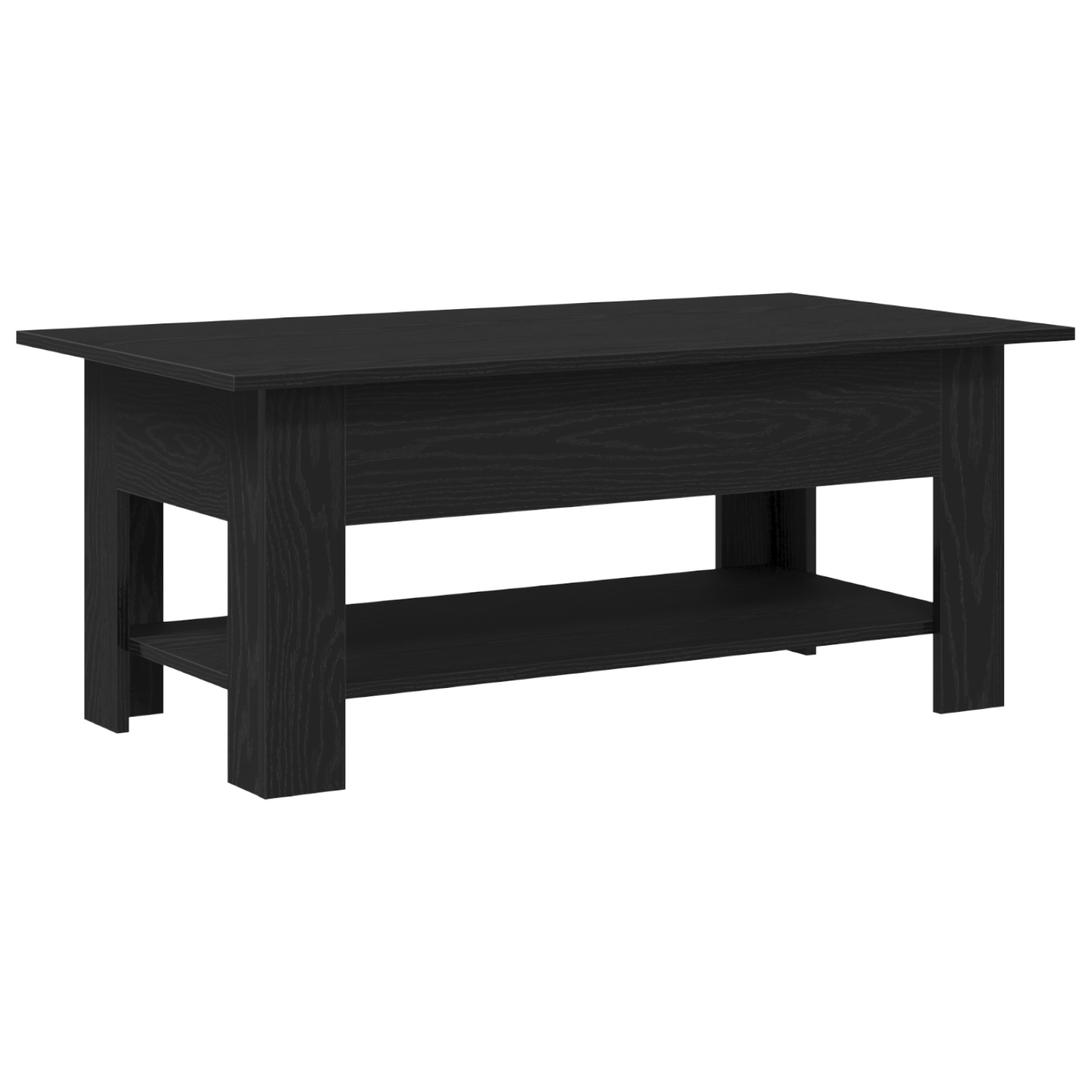 Coffee Table in Black Oak, 102x55x42 cm, Made from Engineered Wood - Image 2