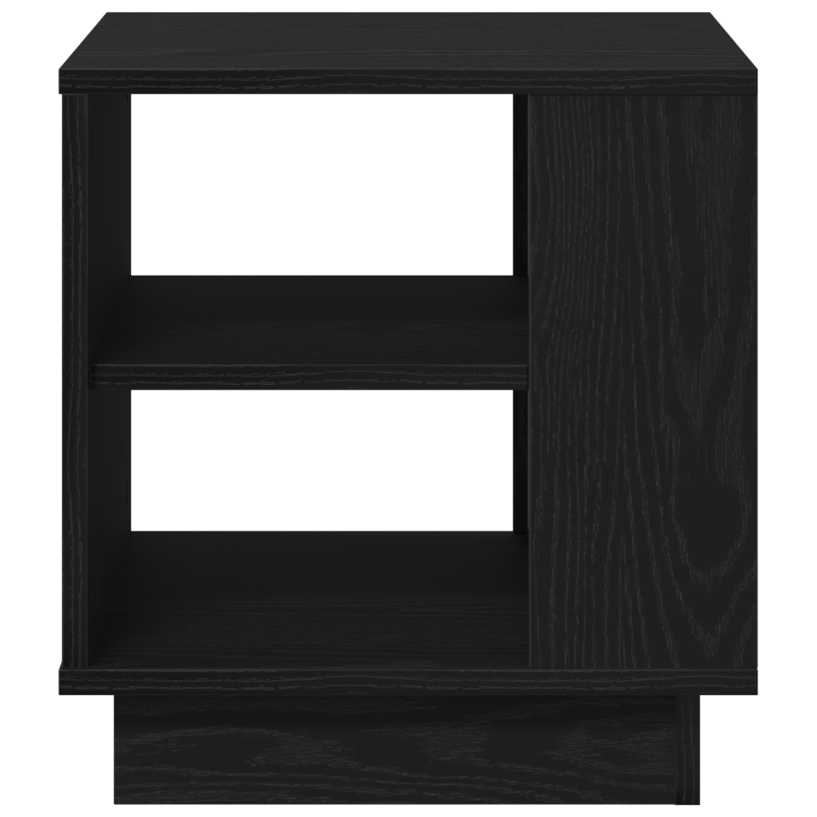 Coffee Table Black Oak 40x40x43 cm Engineered Wood - Image 6