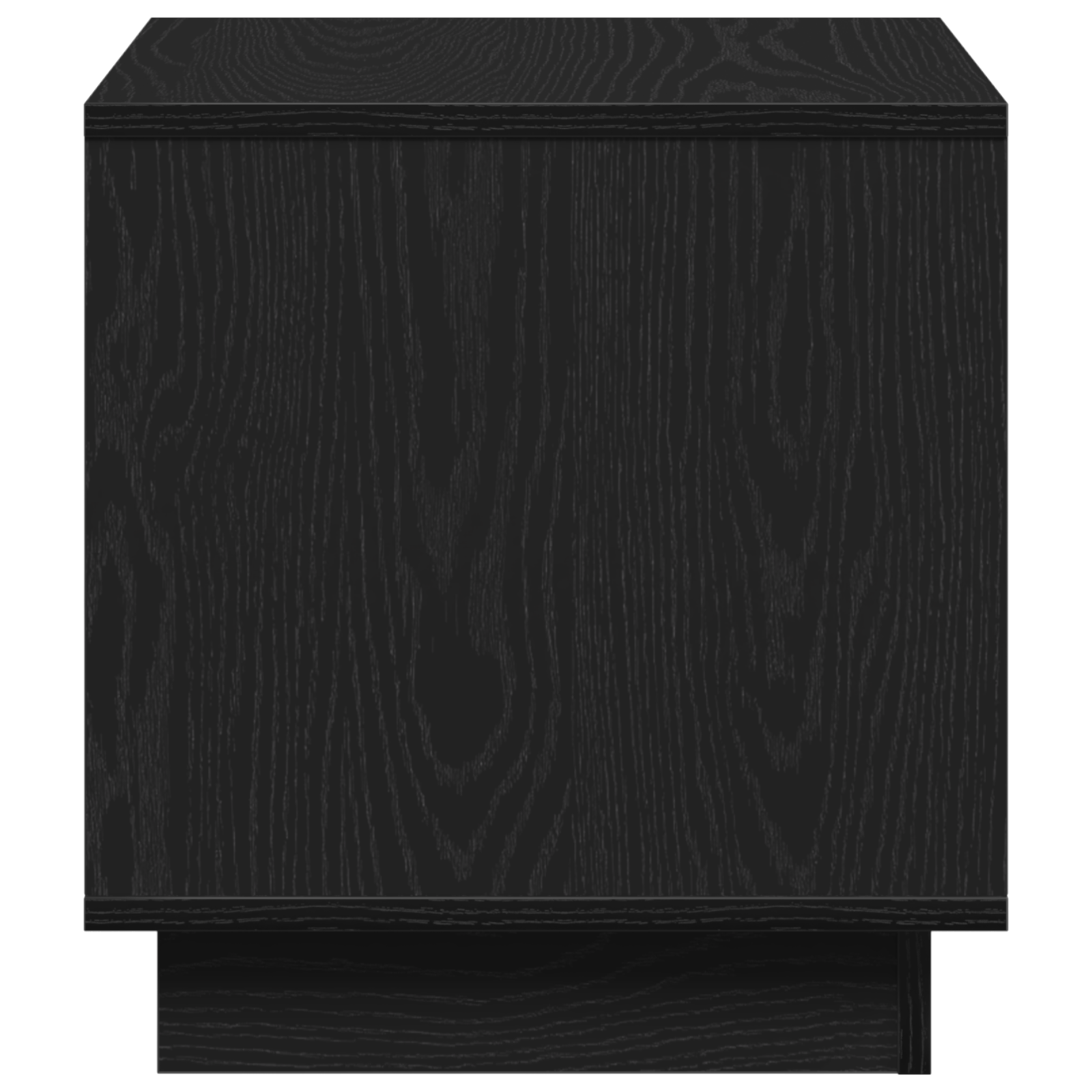 Coffee Table Black Oak 40x40x43 cm Engineered Wood - Image 7