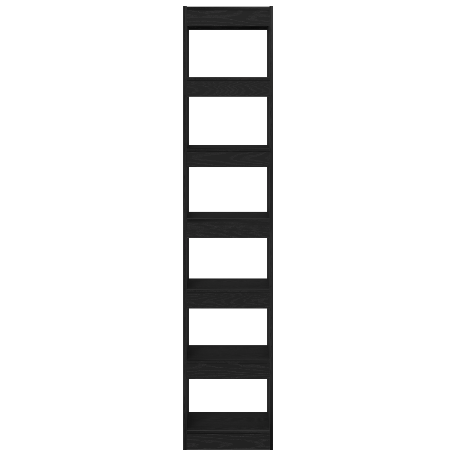 Thumbnail - vidaXL Bücherregal Schwarz Eiche 40x30x198 cm Holzwerkstoff