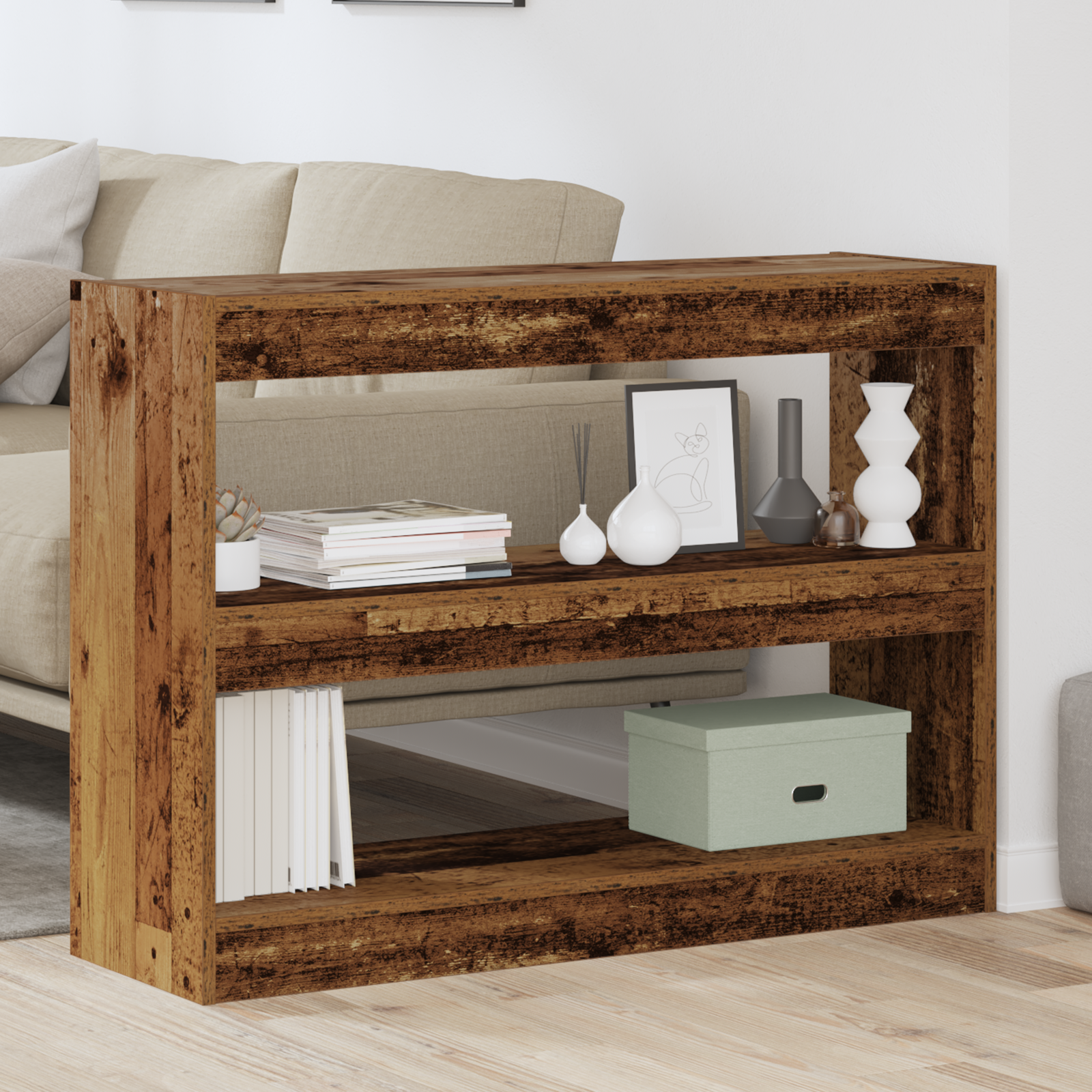 Estantería/divisor de espacios Multicolor 100x30x72 cm Armario Hogar vidaXL - Imagen 41 de 100