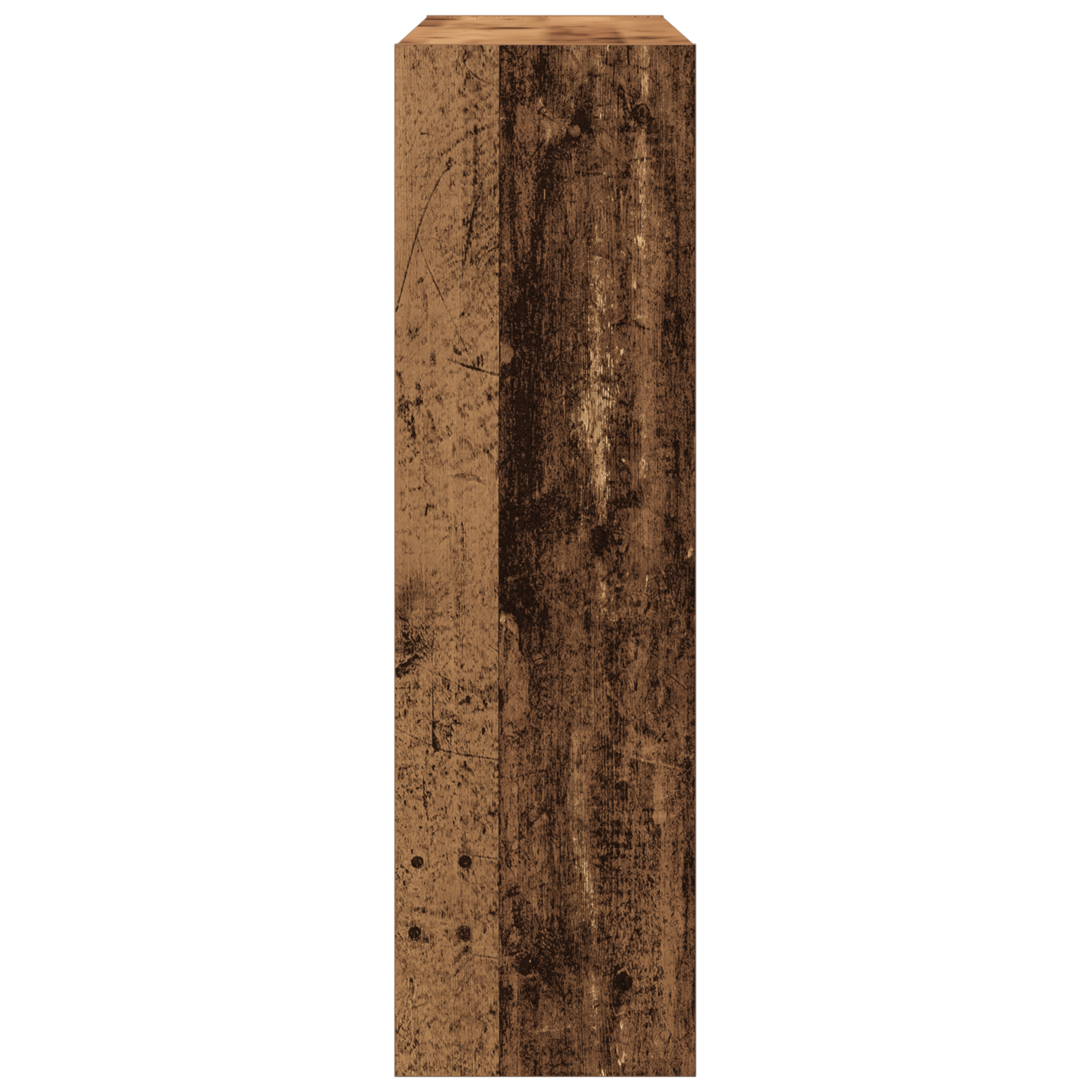 Book Cabinet/Room Divider - Rustic Wood - 100x30x103cm - Engineered Wood - Image 7