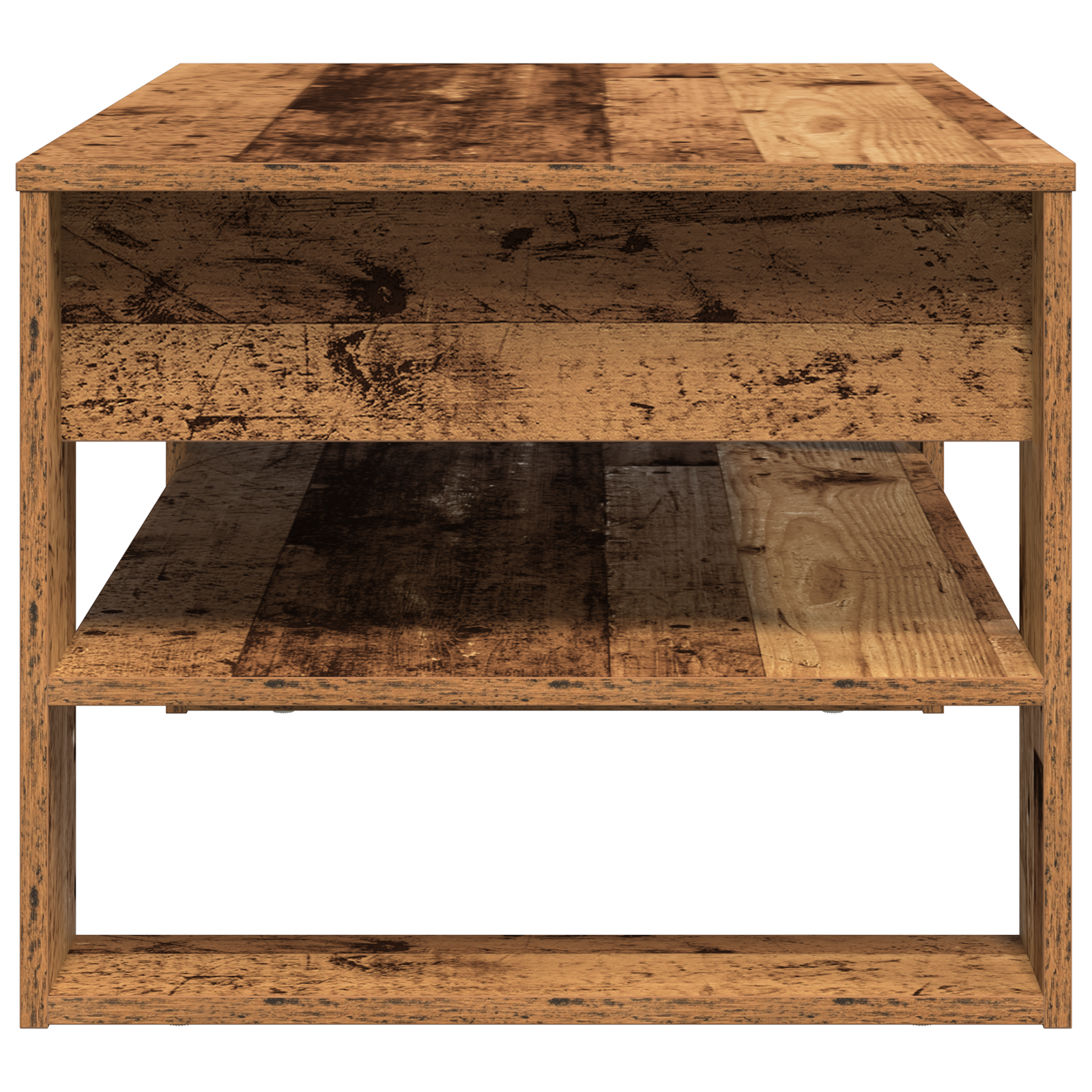 Coffee Table Vintage Wood 102x55x45 cm Made of Engineered Wood - Image 7