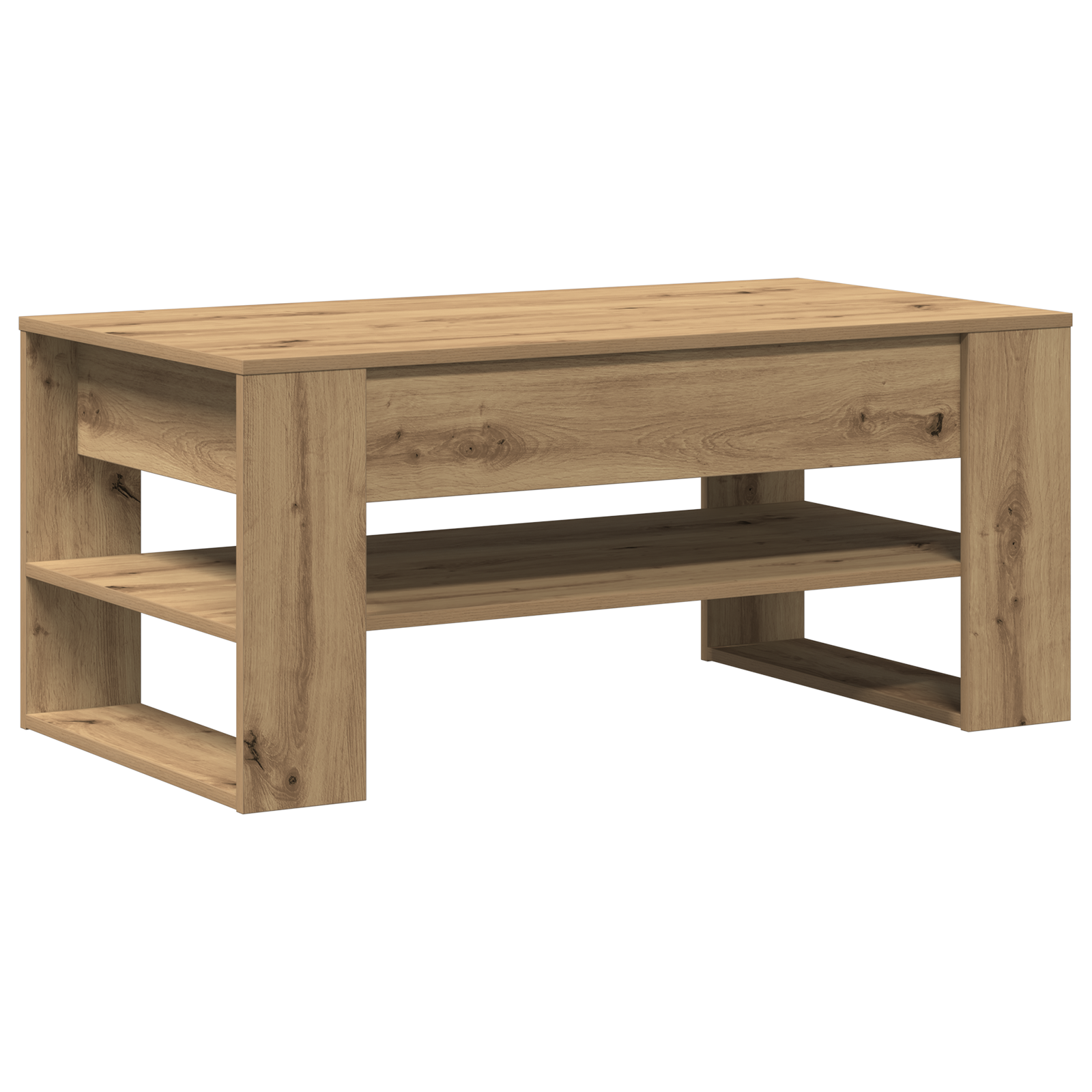 Coffee Table Artisan oak Solid oak wood Medium Coffee Table - Image 2