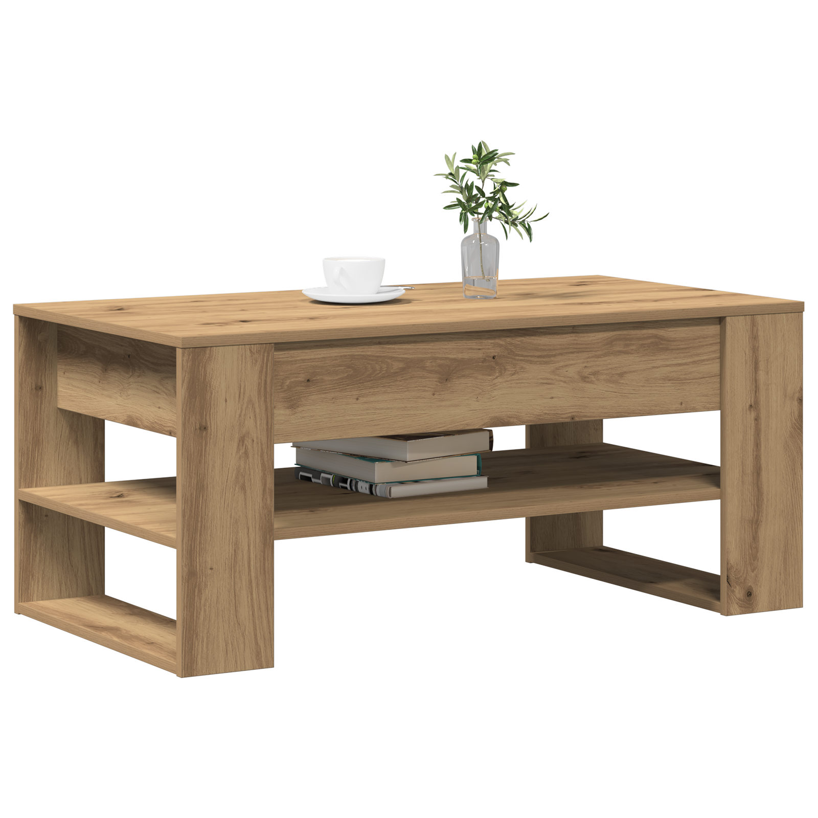 Coffee Table Artisan oak Solid oak wood Medium Coffee Table - Image 3