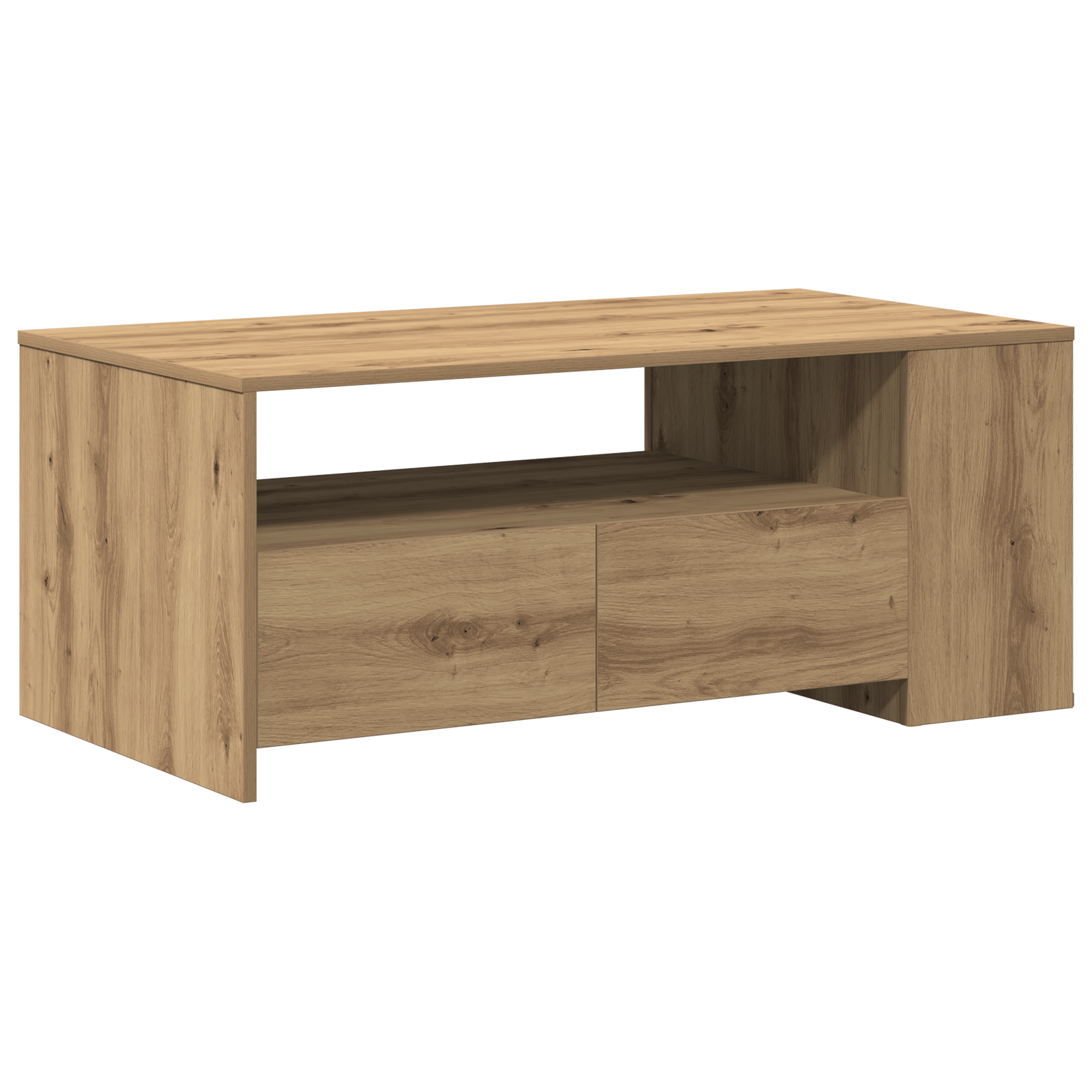 Thumbnail - vidaXL Couchtisch - Artisan-Eiche - 102x55x43,5 cm - Hergestellt aus Holzwerkstoff