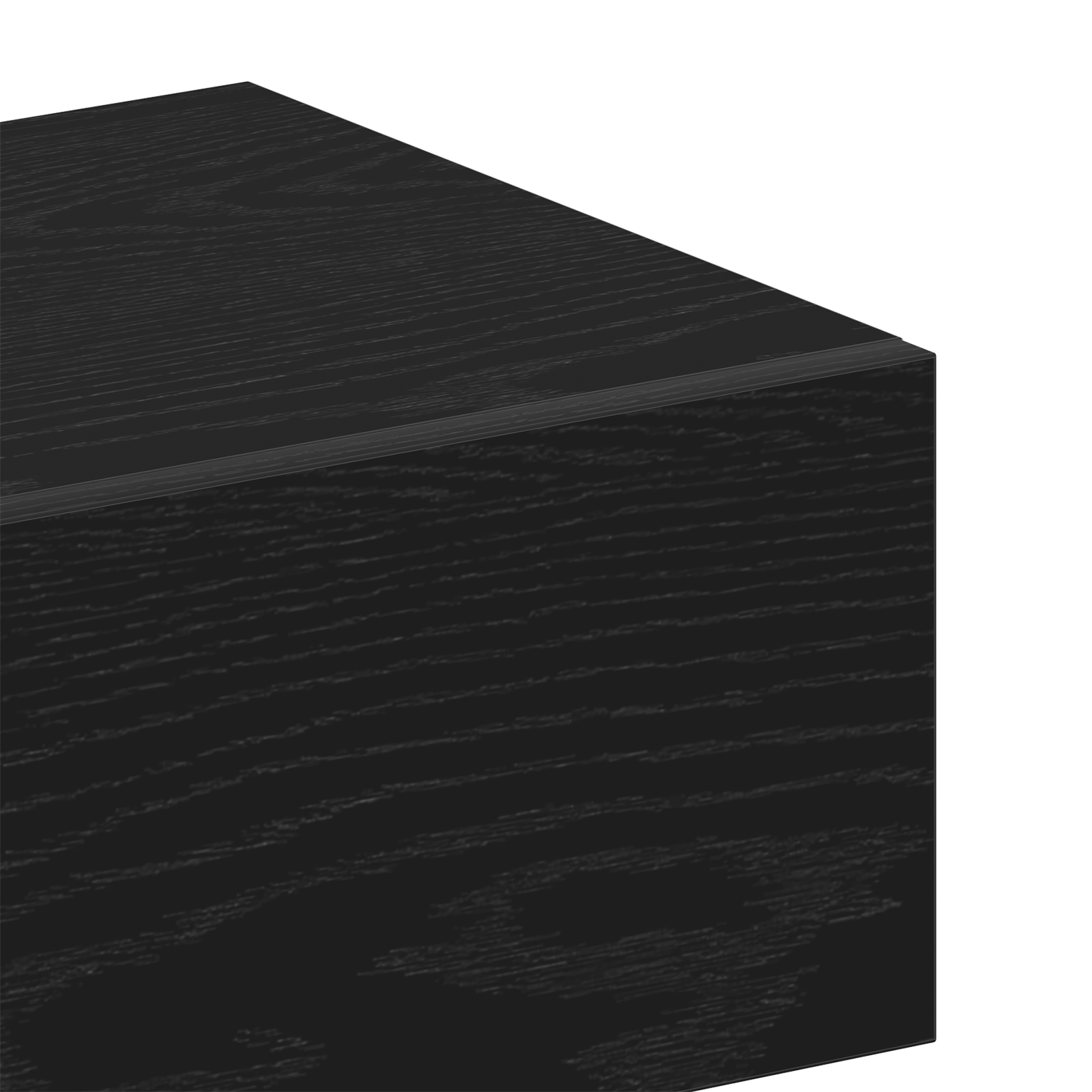 Wall-Mounted Nightstand in Black Oak with Engineered Wood - Image 9