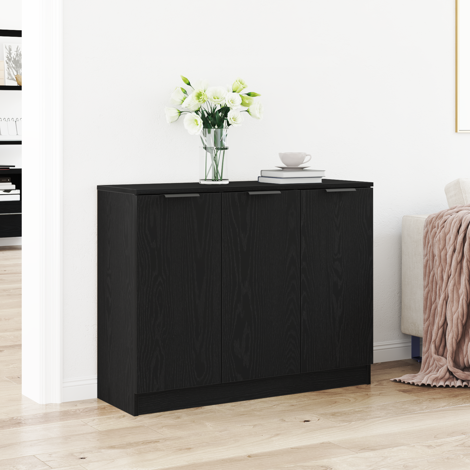Sideboard Cupboard Home Storage Highboard Side Cabinet Engineered Wood vidaXL - Picture 10 of 111