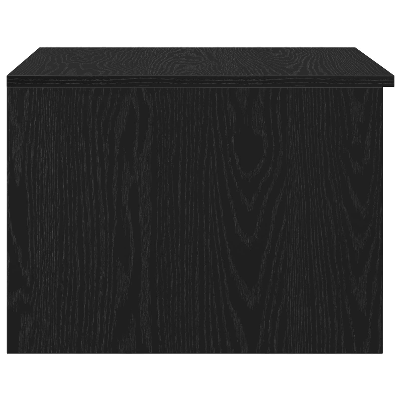 Coffee Table Black Oak 50x50x36 cm Engineered Wood - Image 6