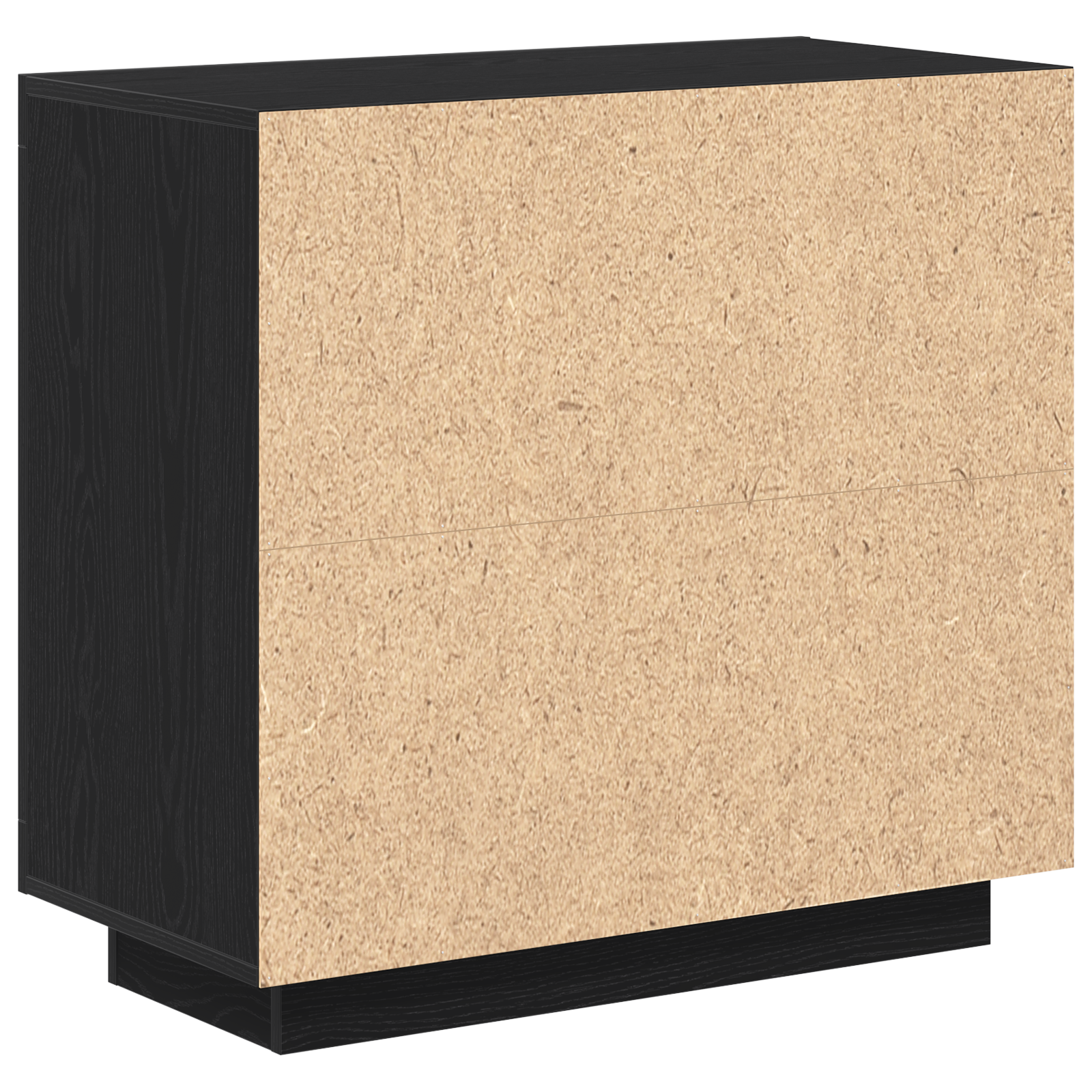 Sideboard Black Oak 80x40x75 cm Engineered Wood - Image 8