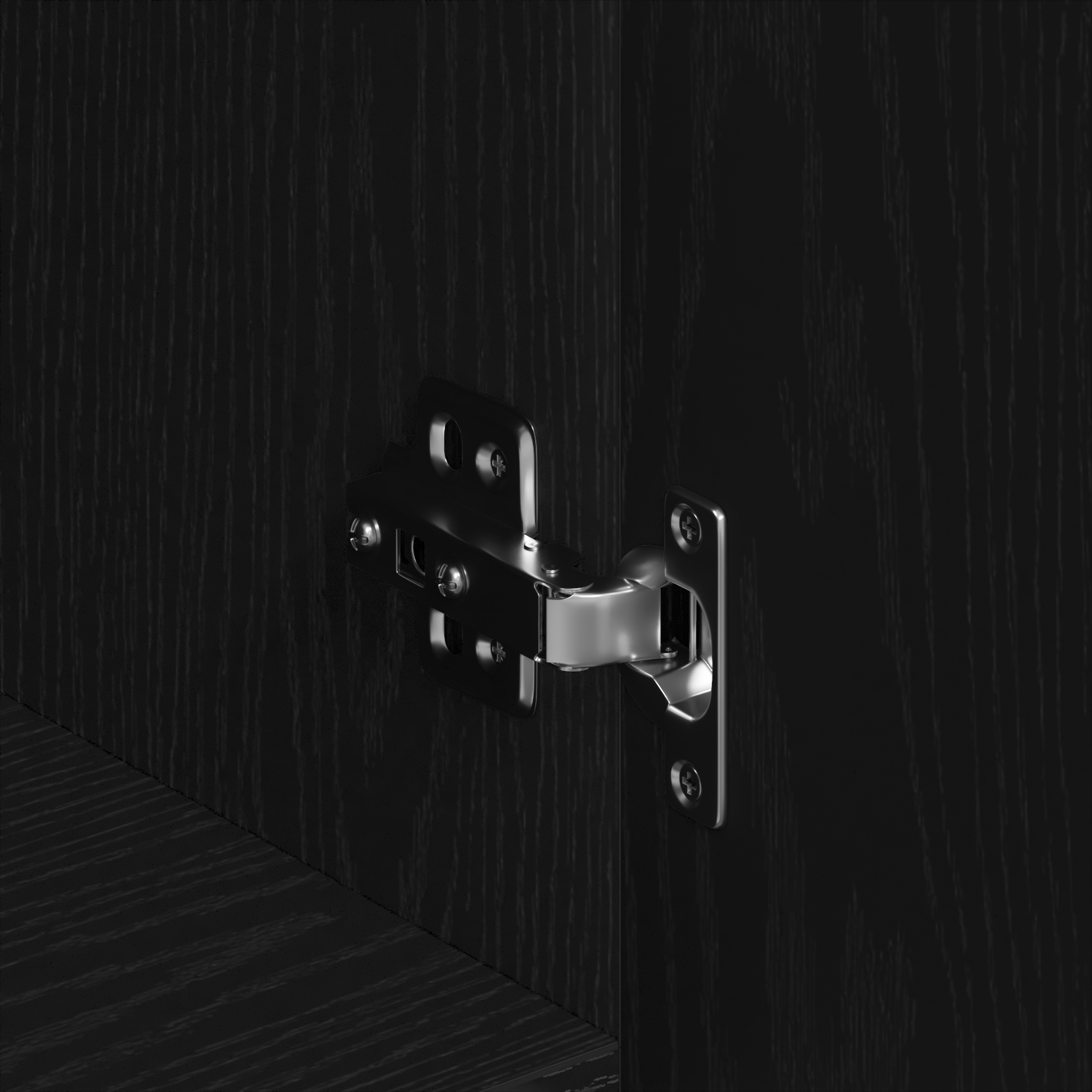 Highboard in Black Oak, 70x31x115 cm, Made from Engineered Wood - Image 11