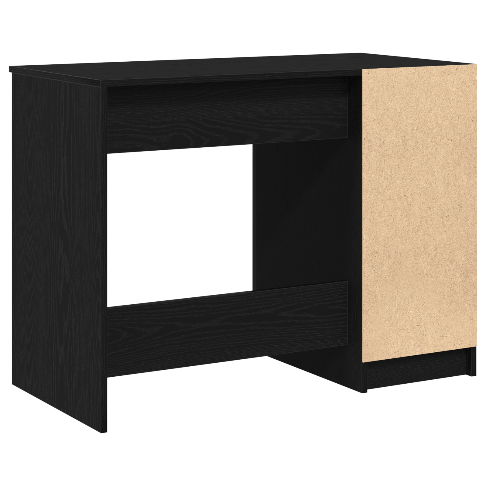 Black Oak Desk - 100x50x75 cm - Made of Engineered Wood - Image 5