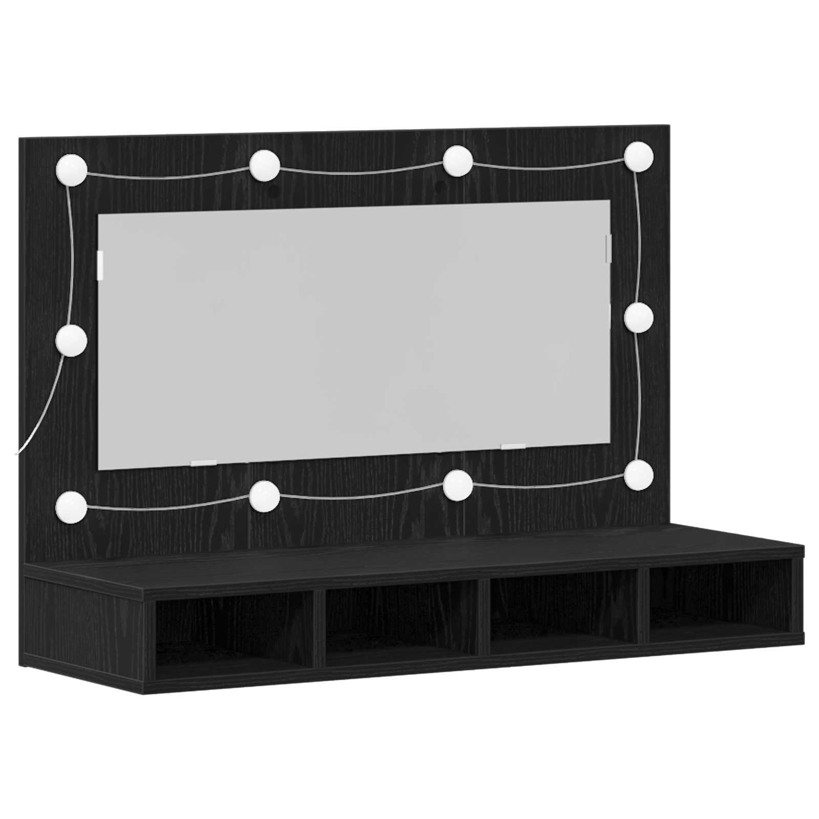 Mueble con Espejo LED Armario Maquillaje Tocador para Dormitorio Madera vidaXL - Imagen 133 de 143