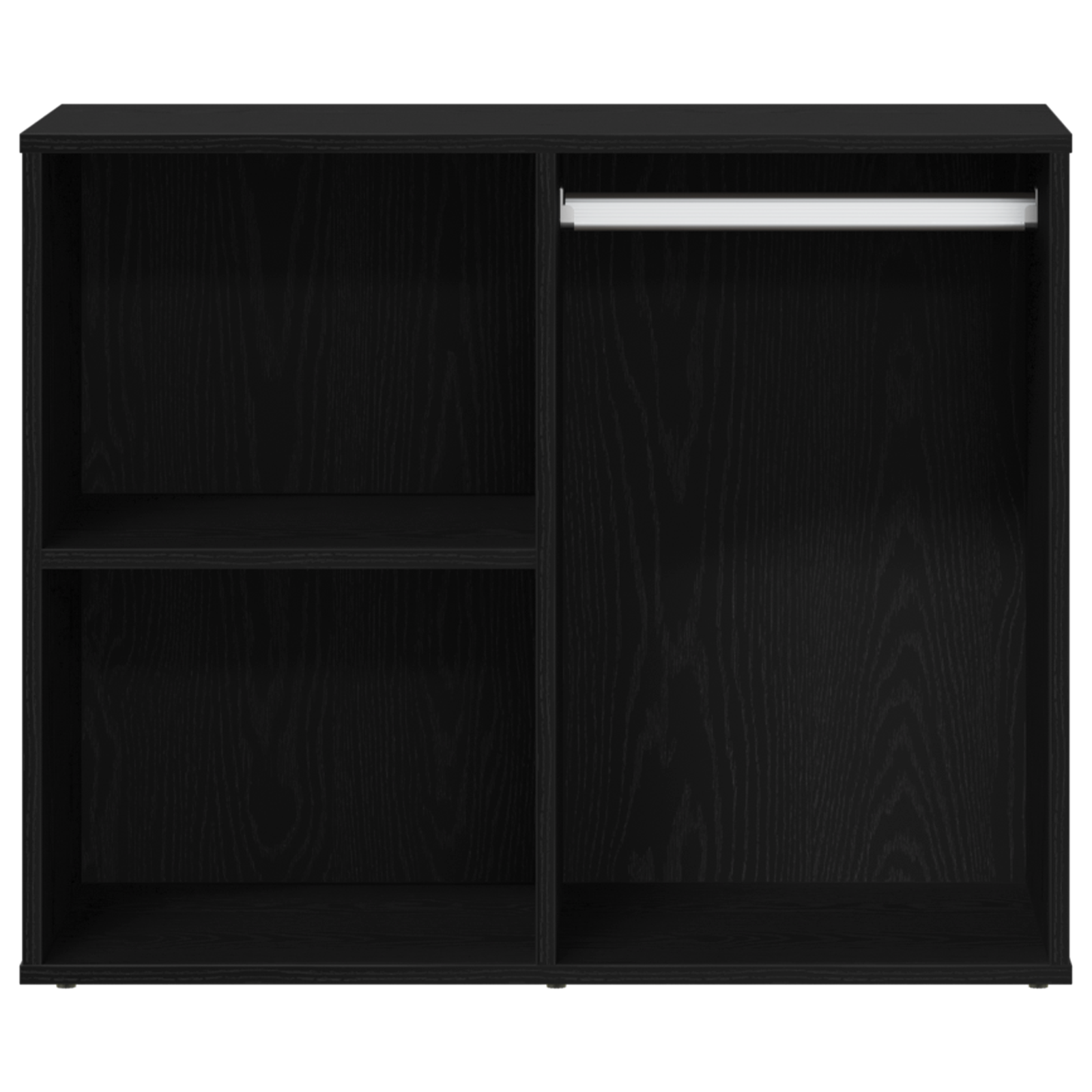 Black Oak Cosmetic Cabinet - 80x40x65 cm, Made from Engineered Wood - Image 6