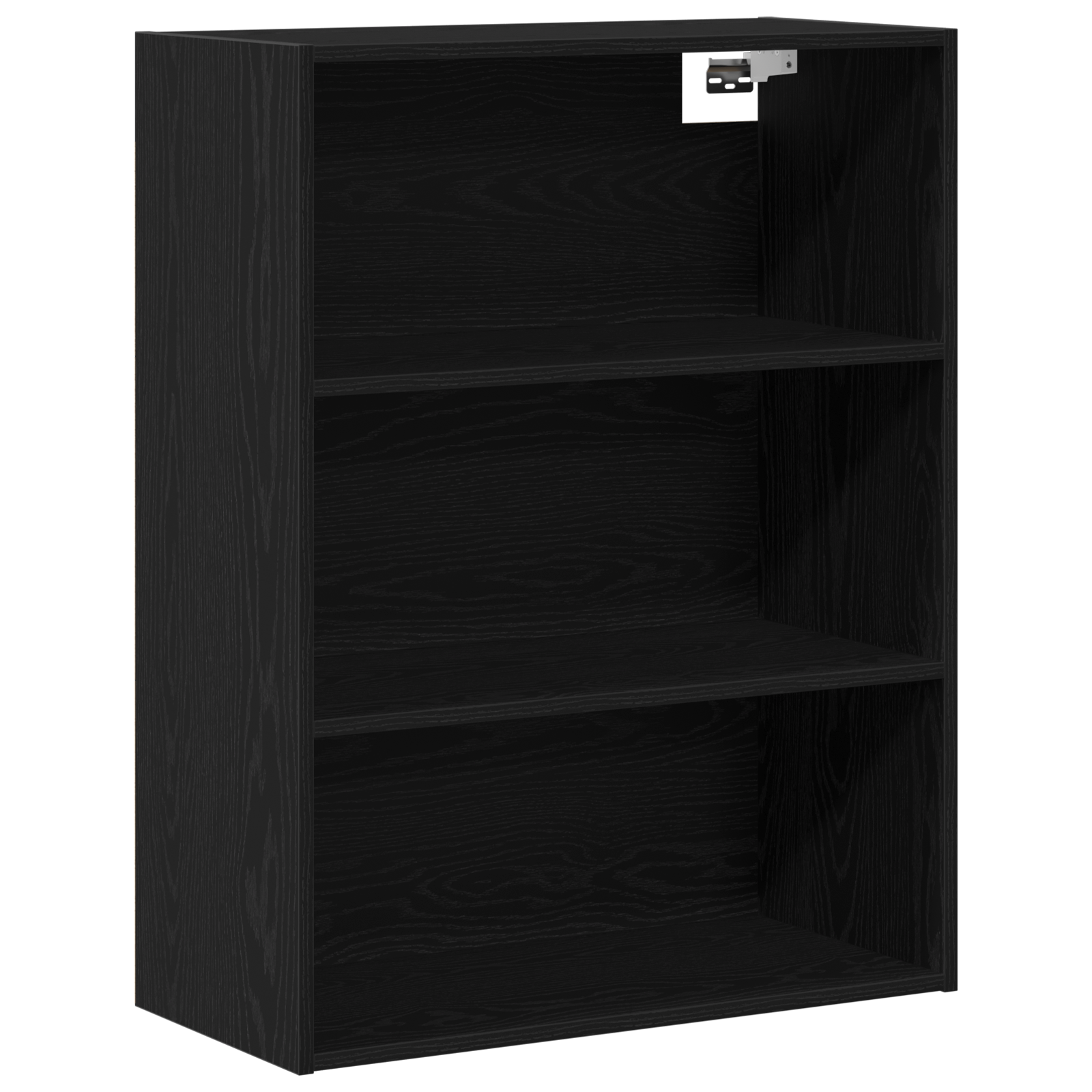 Hanging Wall Cabinet Black Oak 69.5 x 32.5 x 90 cm - Image 2