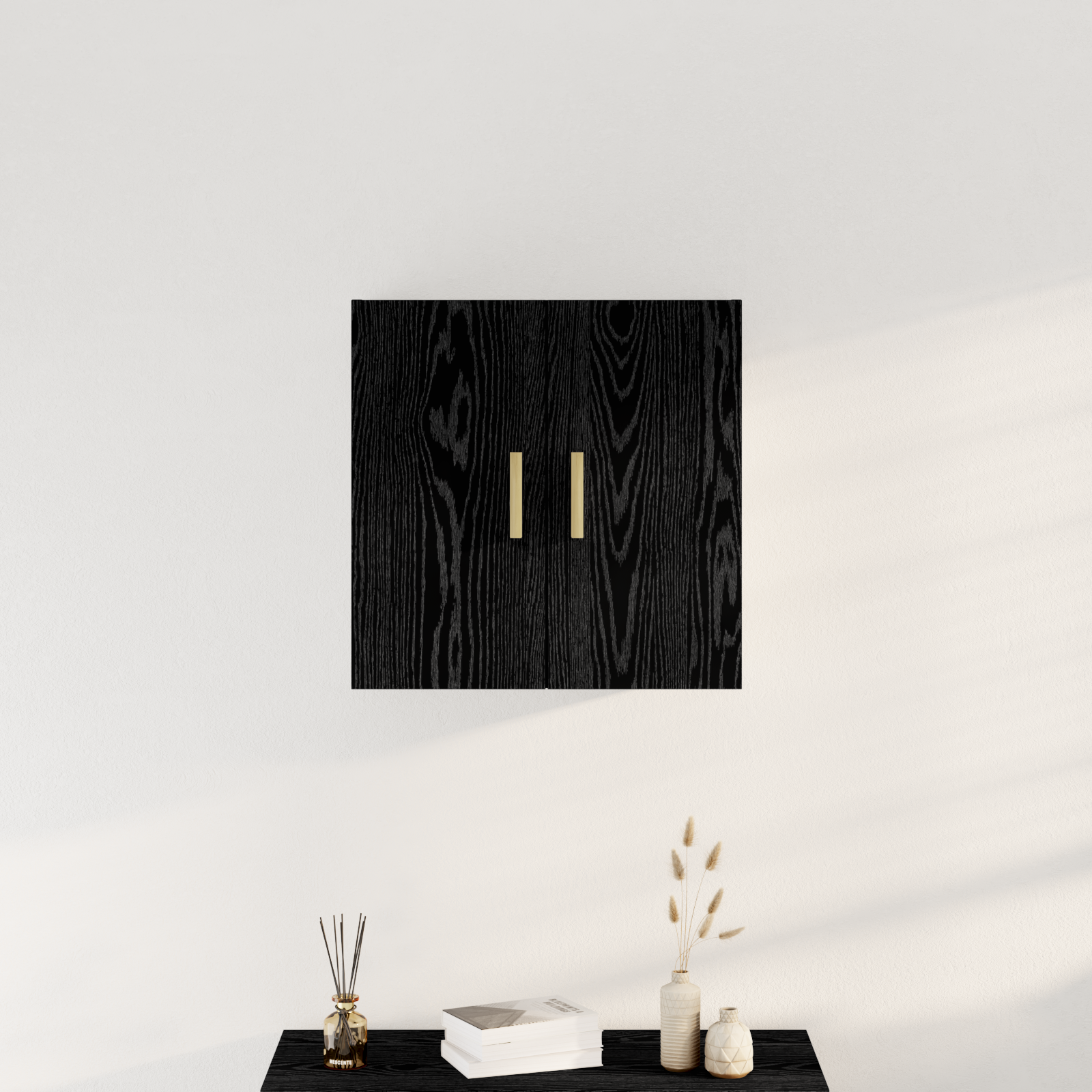 Wall Cabinet Floating TV Unit Wall Mounted Cabinet Engineered Wood vidaXL - Picture 14 of 113