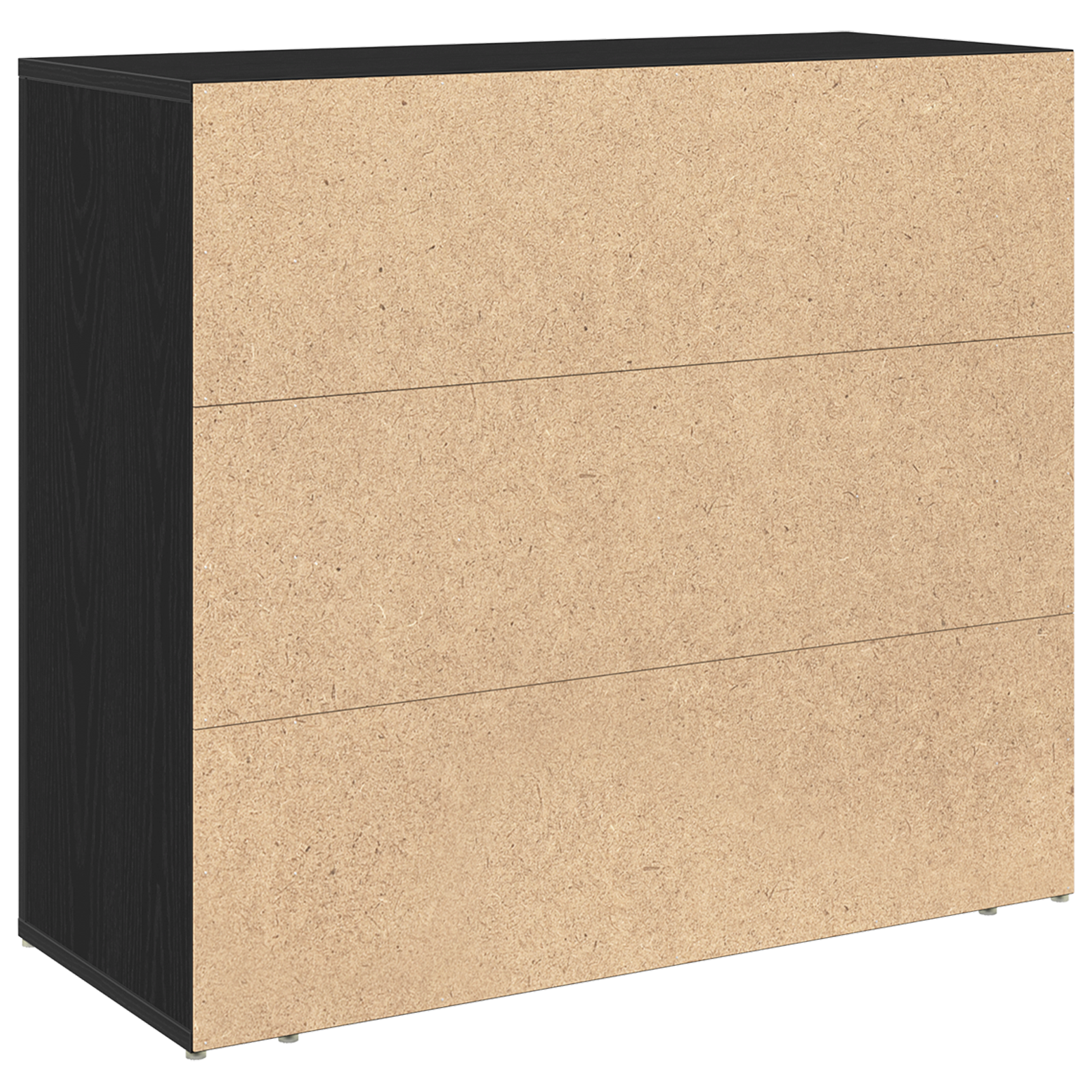 Šoninė spintelė Juoda 80x33x70 cm Inžinerinis medis - Image 6