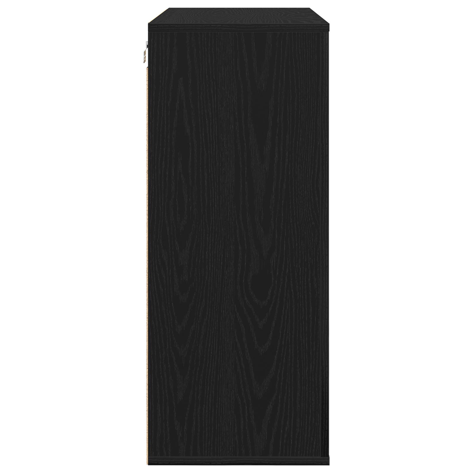 Wall Cabinet Black Oak 80x33x80 cm Engineered Wood - Image 7