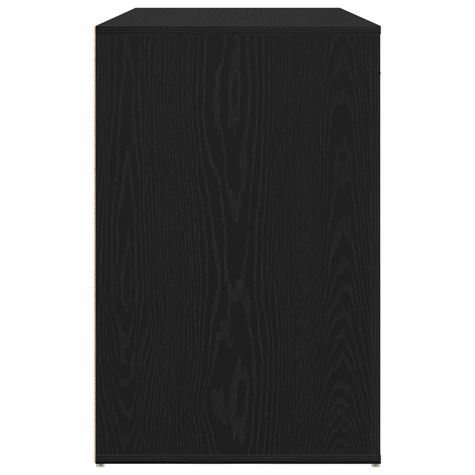 Desk Black Oak 100x49x75 cm Engineered Wood - Image 8
