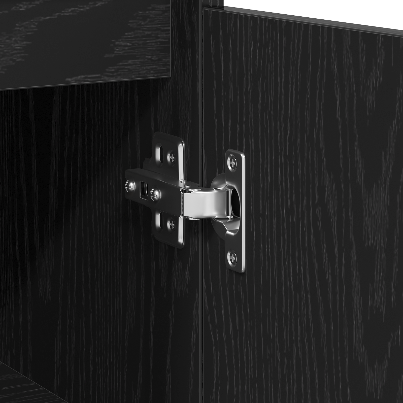 Bathroom Cabinet Black Oak 30x30x100 cm Engineered Wood - Image 10