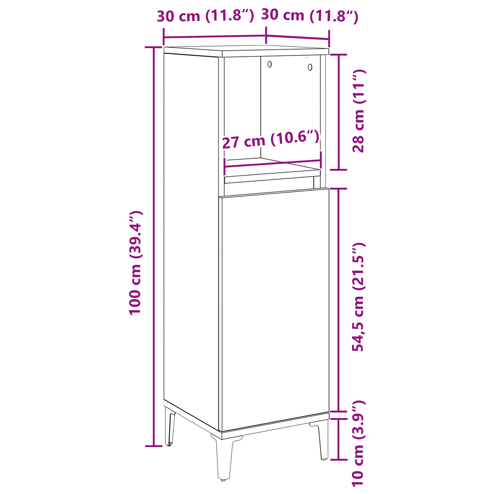 Bathroom Cabinet, Bathroom Cabinets, Armario De Baño vidaXL - Imagen 118 de 152