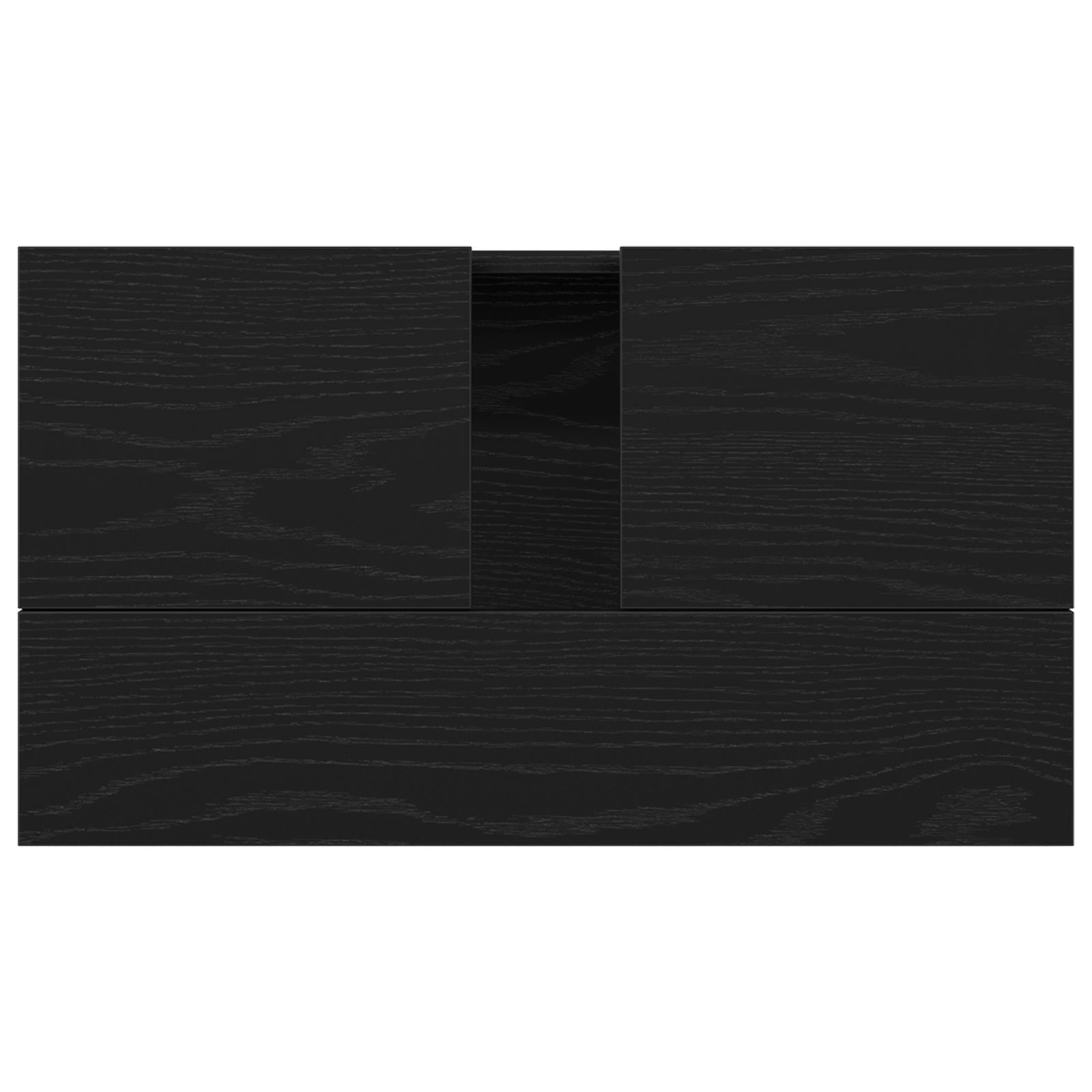 Sink Cabinet Black Oak 58x33x60 cm Engineered Wood - Image 9