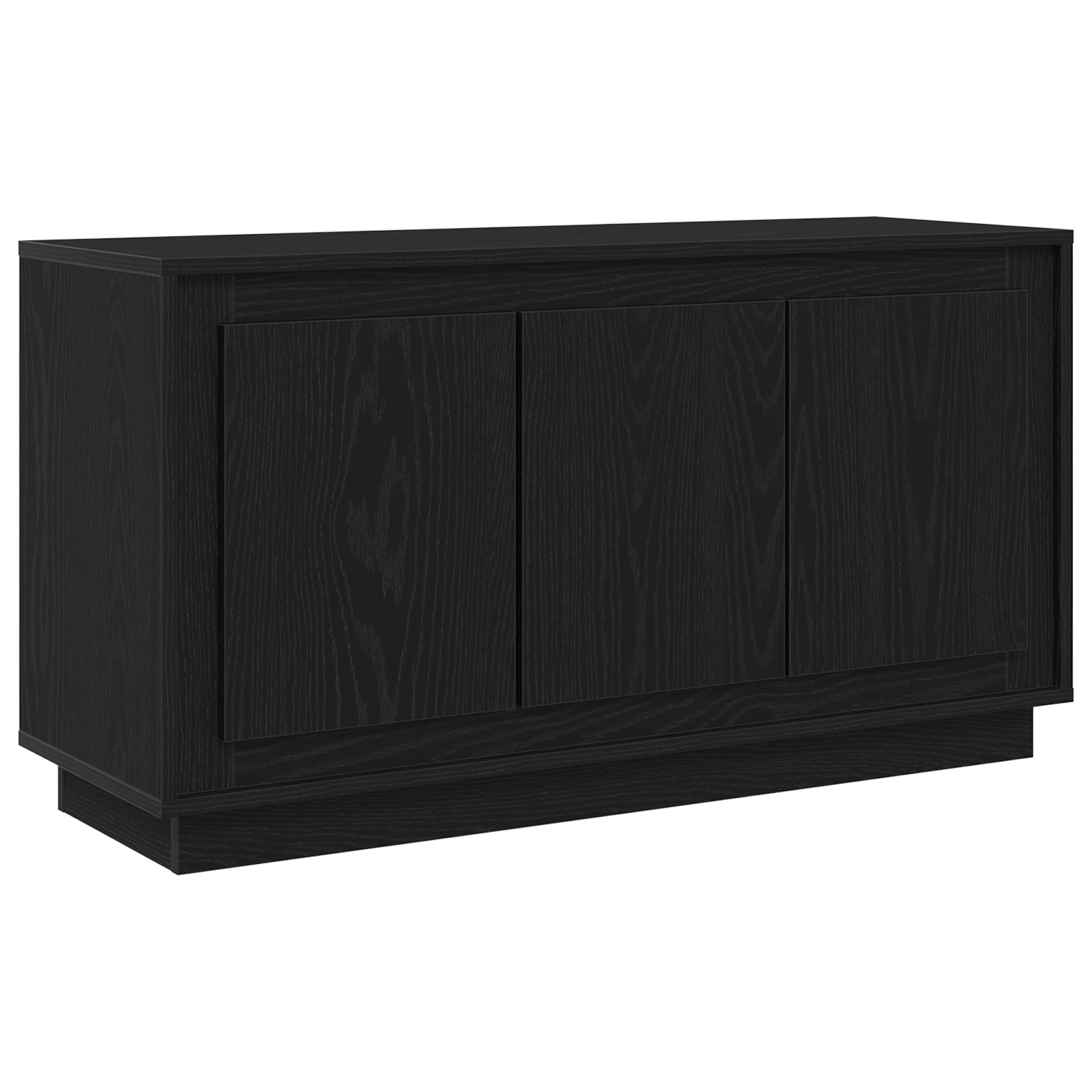 Sideboard Black Oak 102x35x55 cm Engineered Wood - Image 2