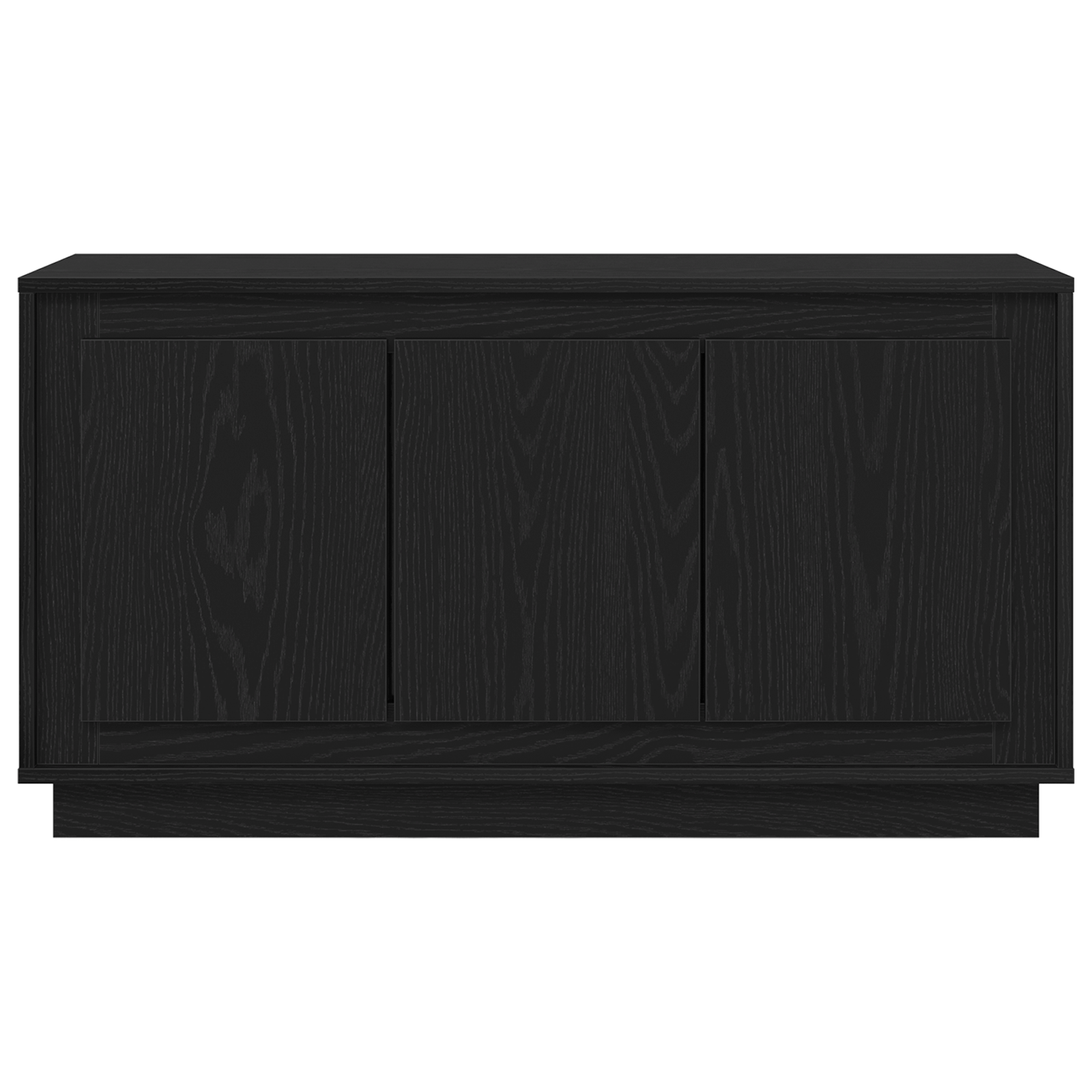 Sideboard Black Oak 102x35x55 cm Engineered Wood - Image 6