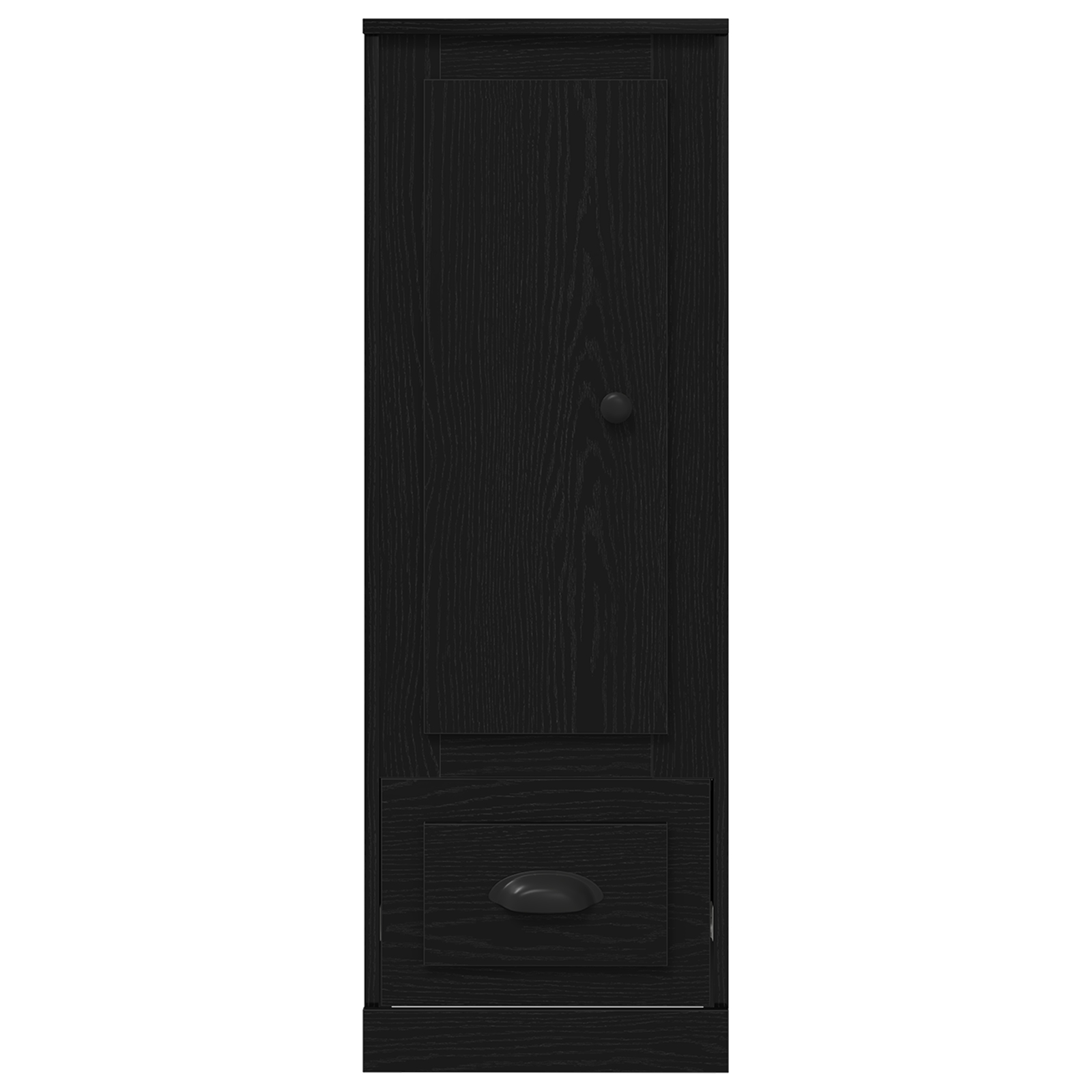 Highboard Black Oak 36x35,5x103,5 cm Engineered Wood - Image 7
