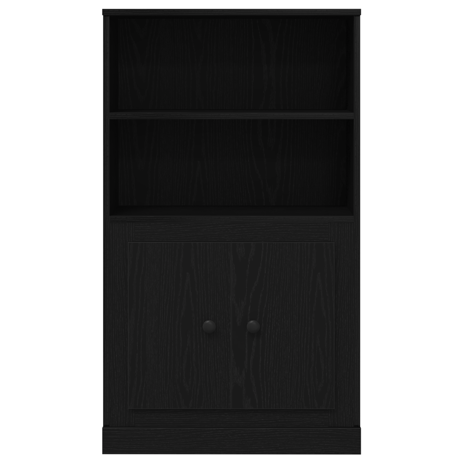 Highboard Black Oak 60x35.5x103.5 cm Engineered Wood - Image 7