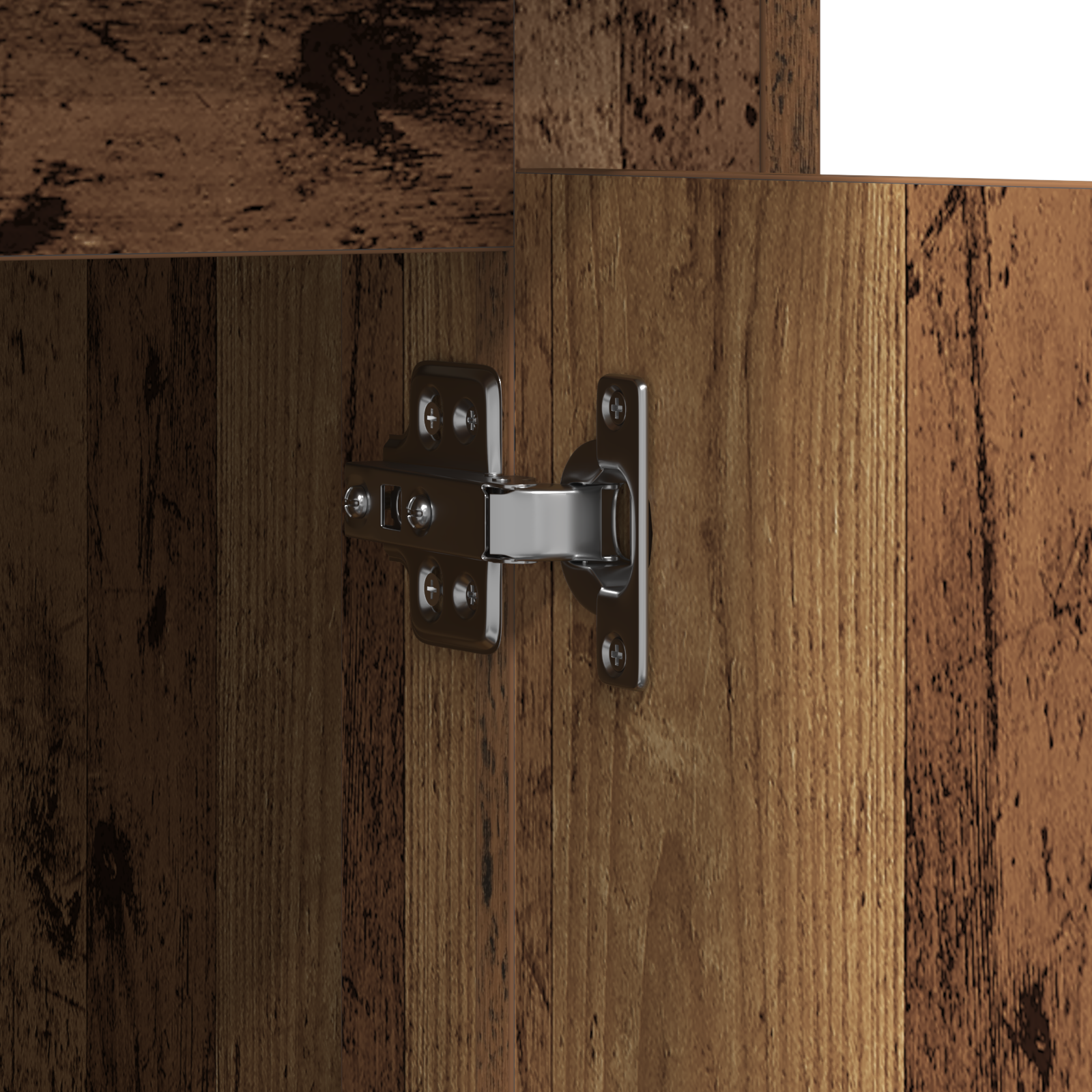 Desk with Storage Old Wood 50x115x75 cm Engineered Wood - Image 10